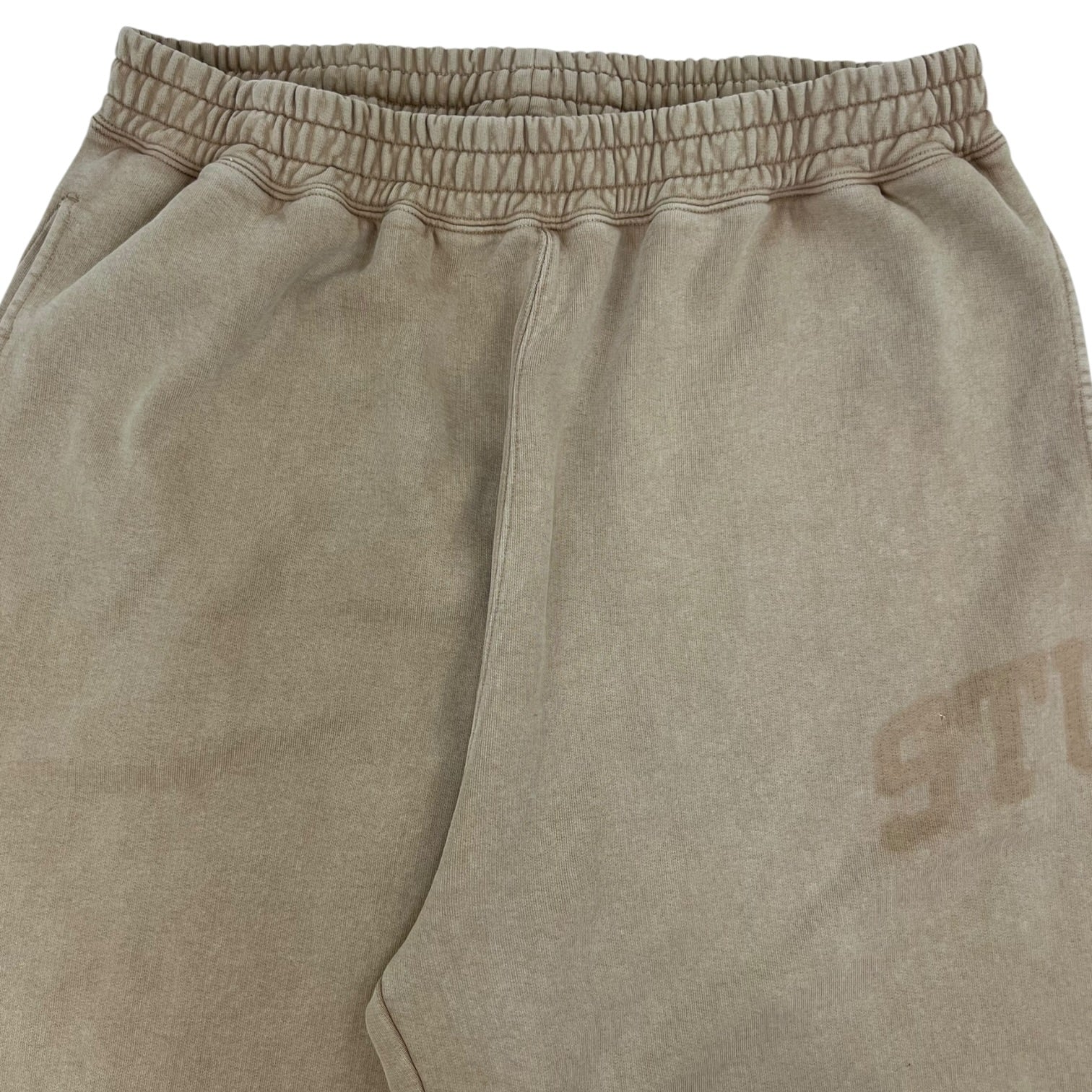 Stussy Faded Graphic Fleece Sweatpants Beige