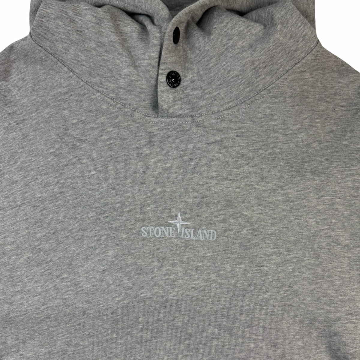 Stone Island Pop Over Hoodie Heather Grey