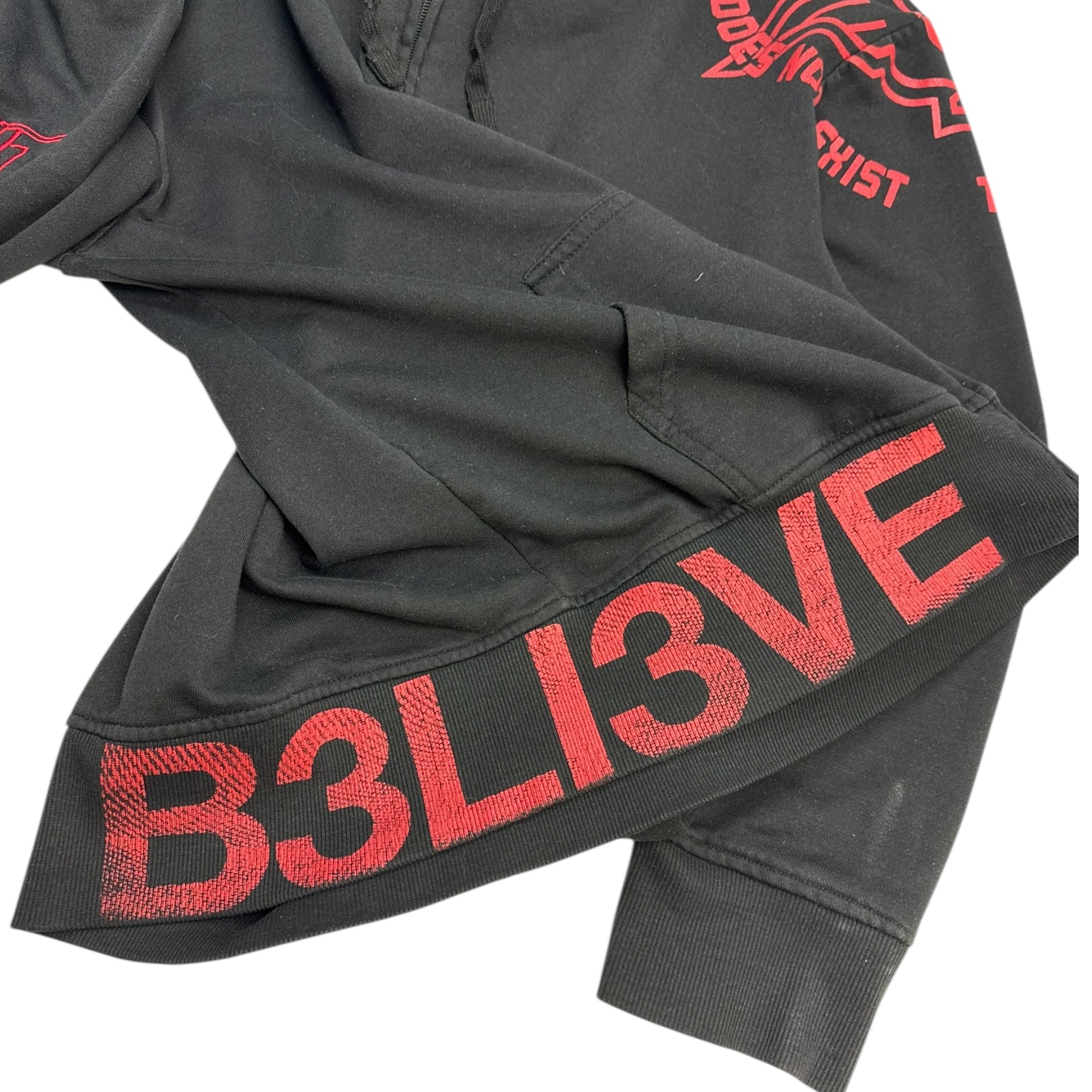 Vintage Y2K Tapout Waffle Hood Zip Hoodie