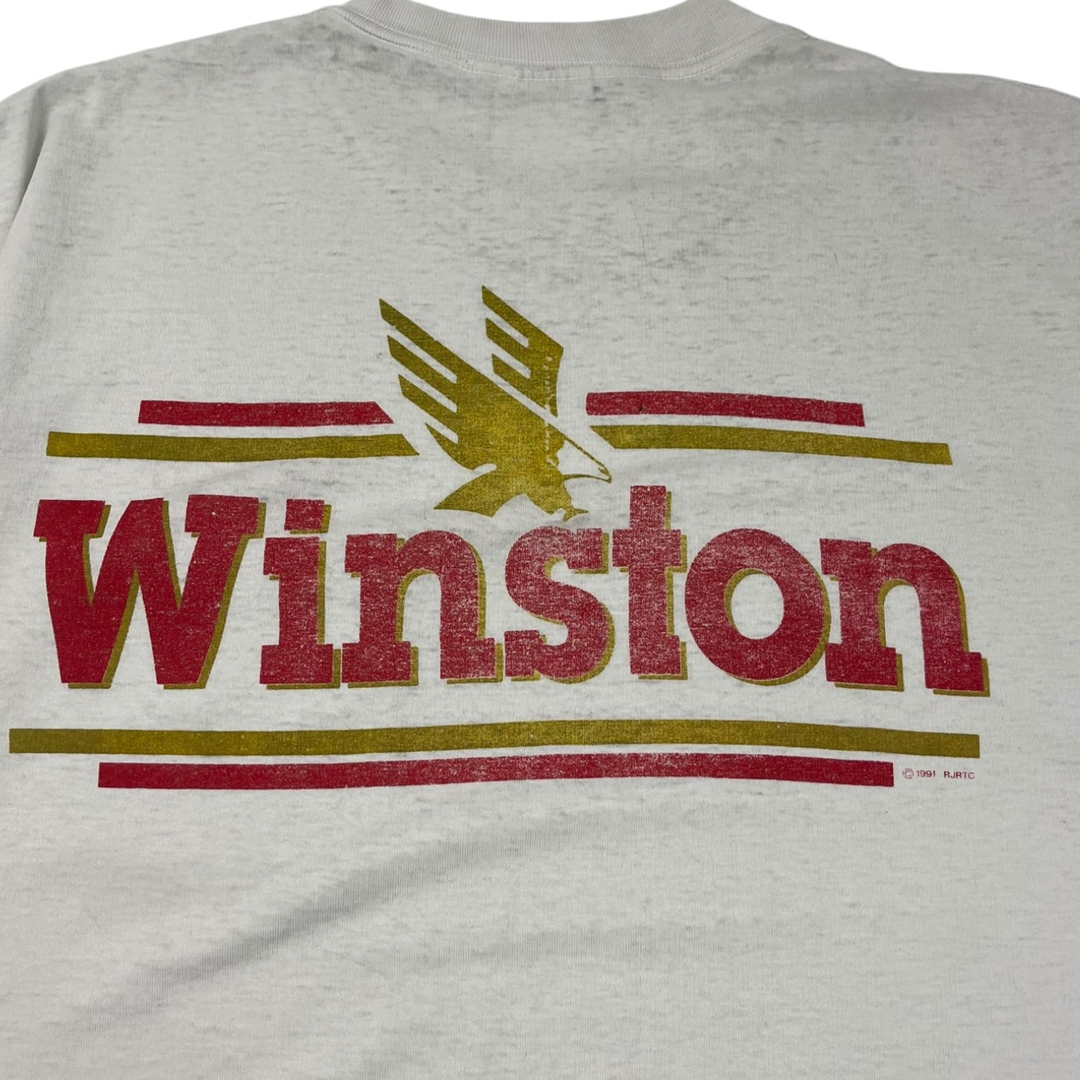 1992 Winston Cigarettes Summer Promo T-Shirt White