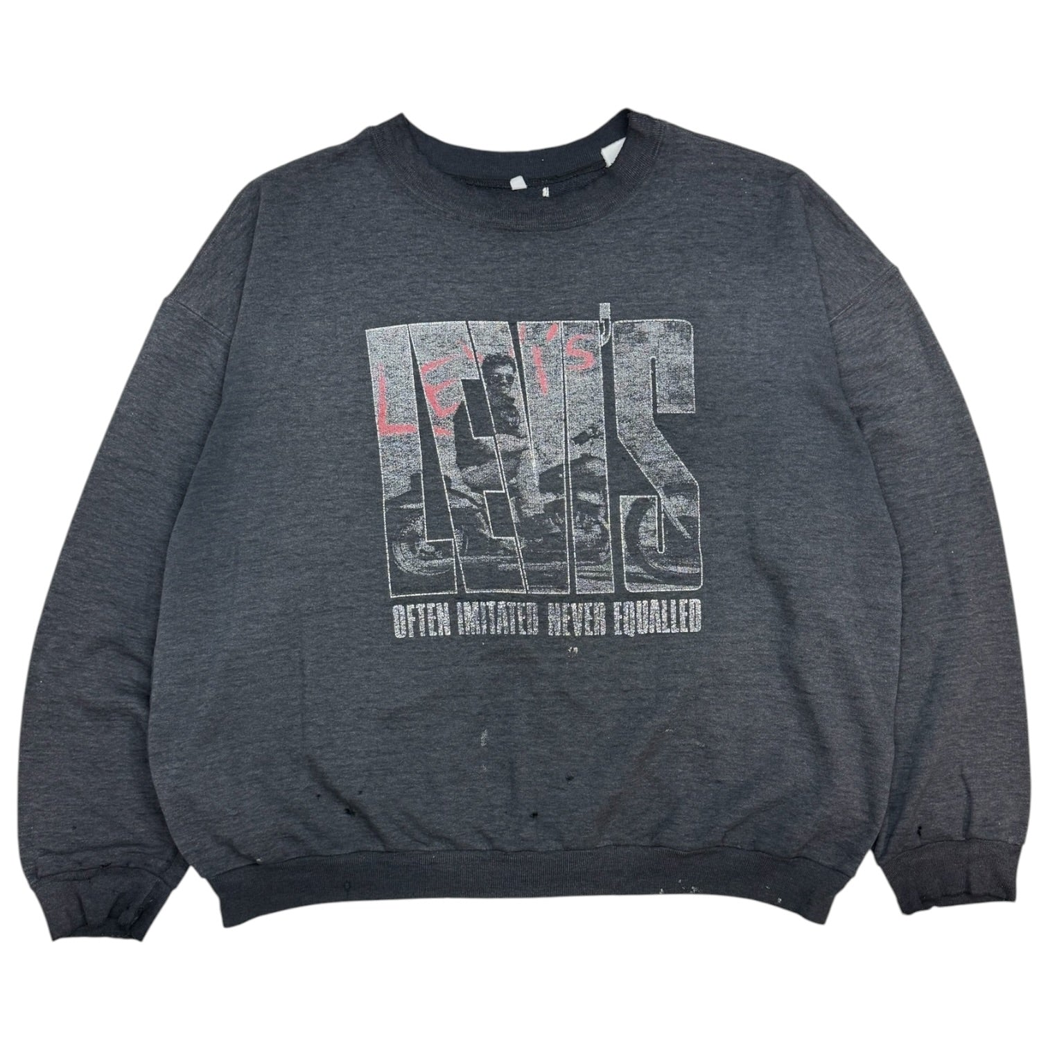 Vintage Levi’s Often Imitated Crewneck Washed Black