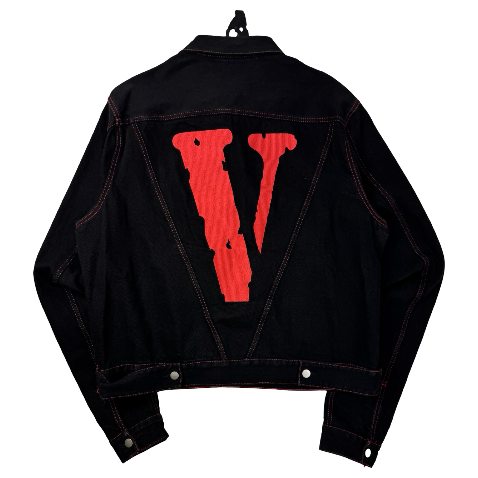 Vlone FRIENDS Denim Trucker Jacket Black
