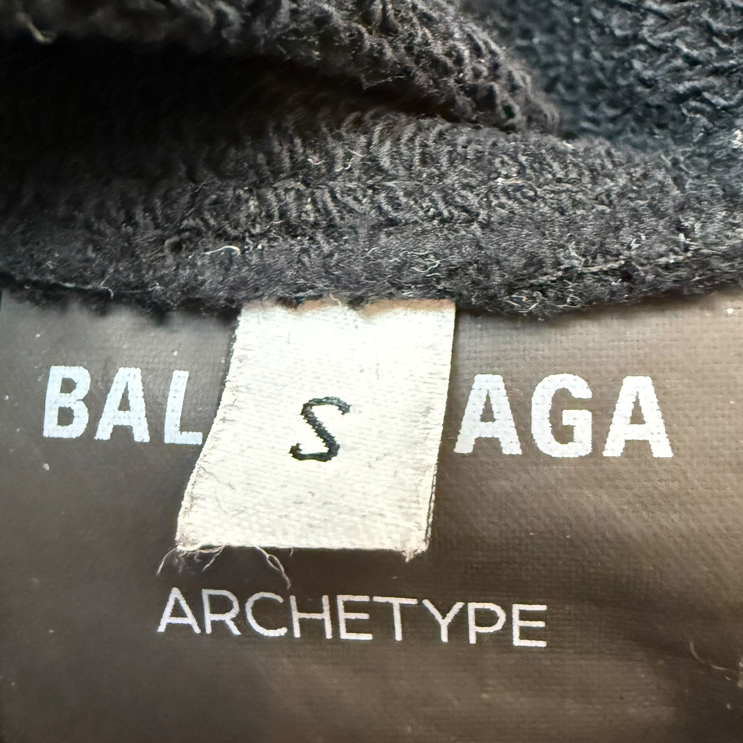 Balenciaga Logo Hood Hoodie Black