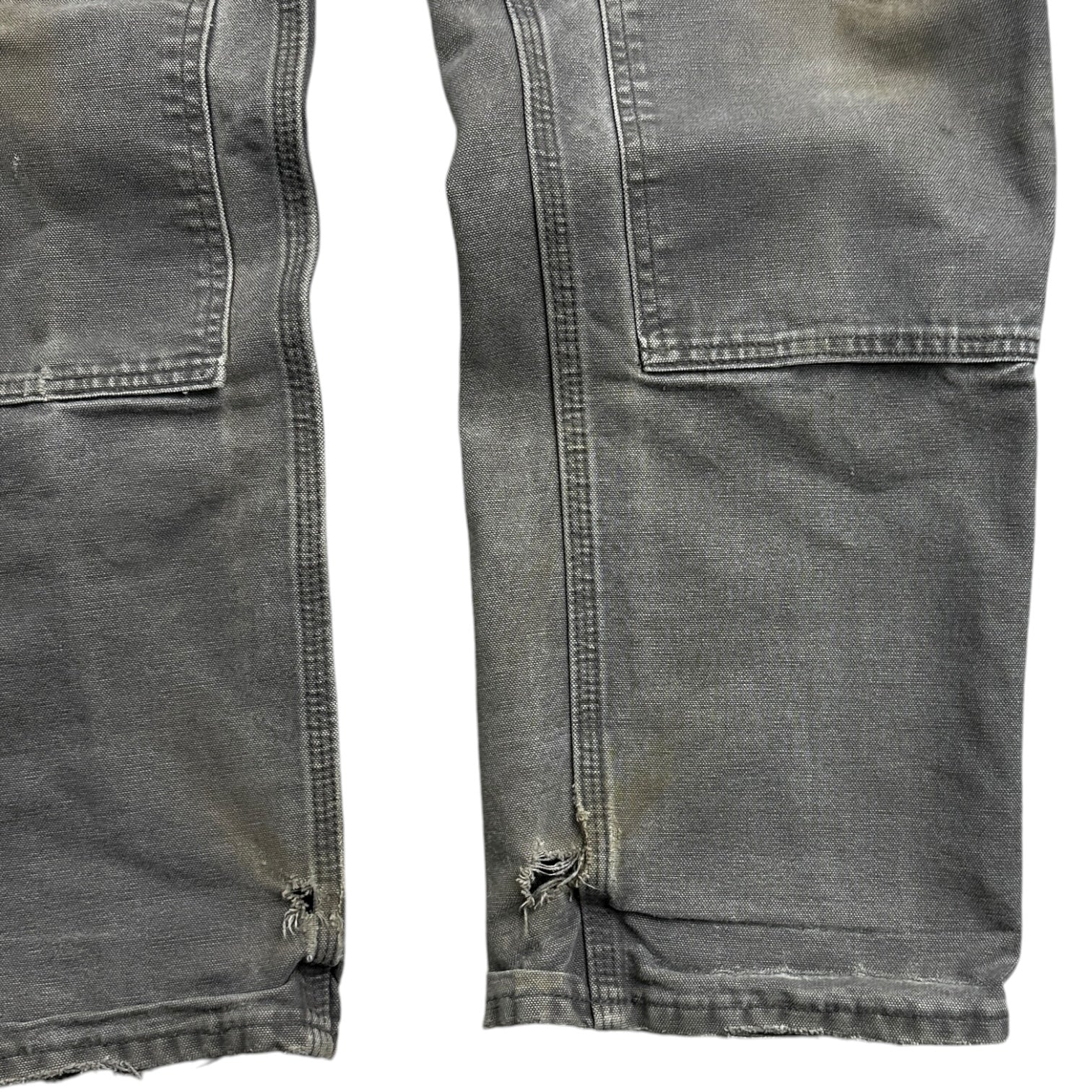 Vintage Carhartt Double Knee Cargos Light Grey