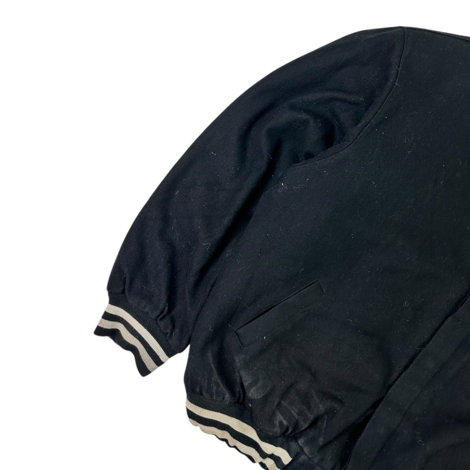 Vintage Jeff Hamilton San Francisco Giants Varsity Jacket Black