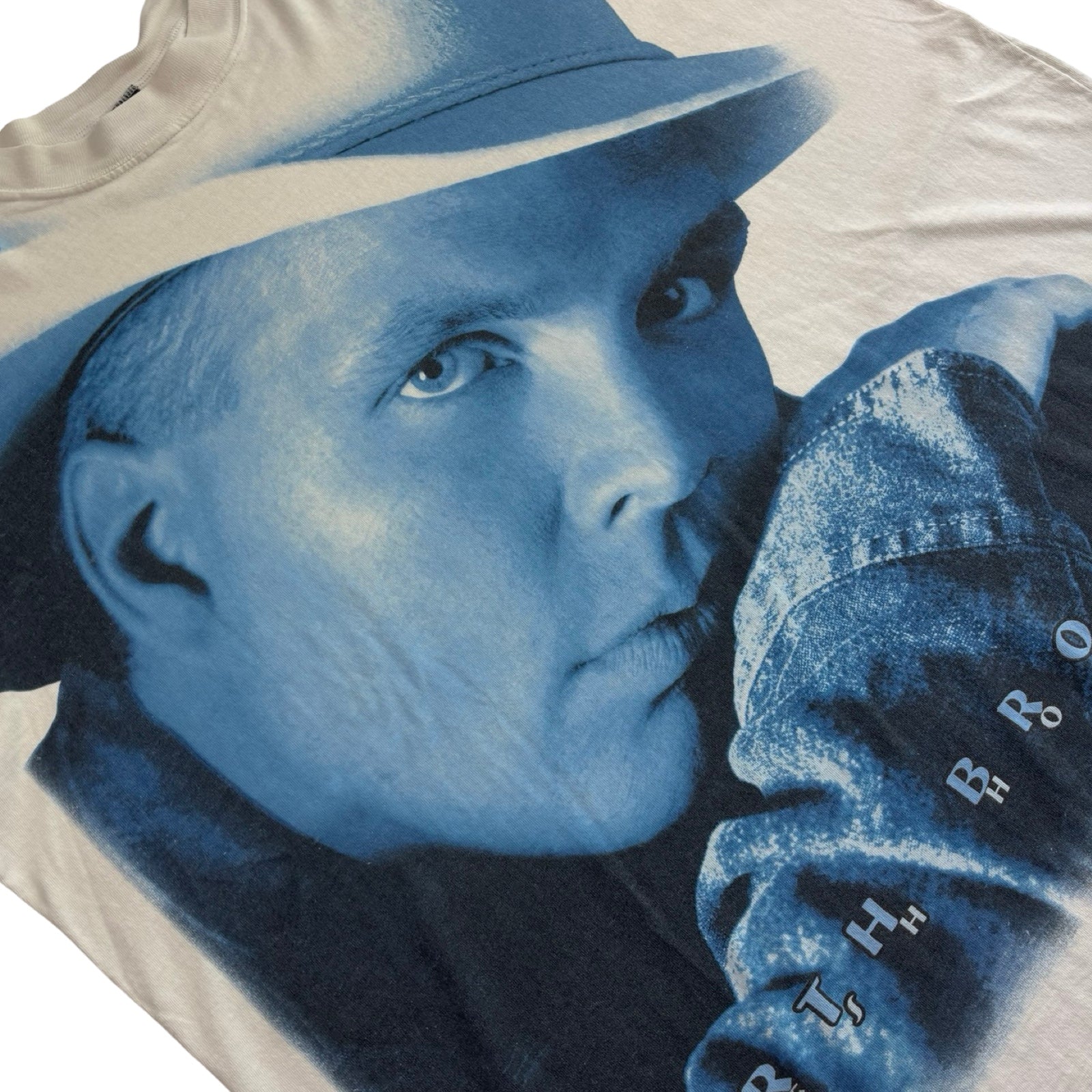 1996 Garth Brooks Fresh Horses Era AOP T-Shirt White
