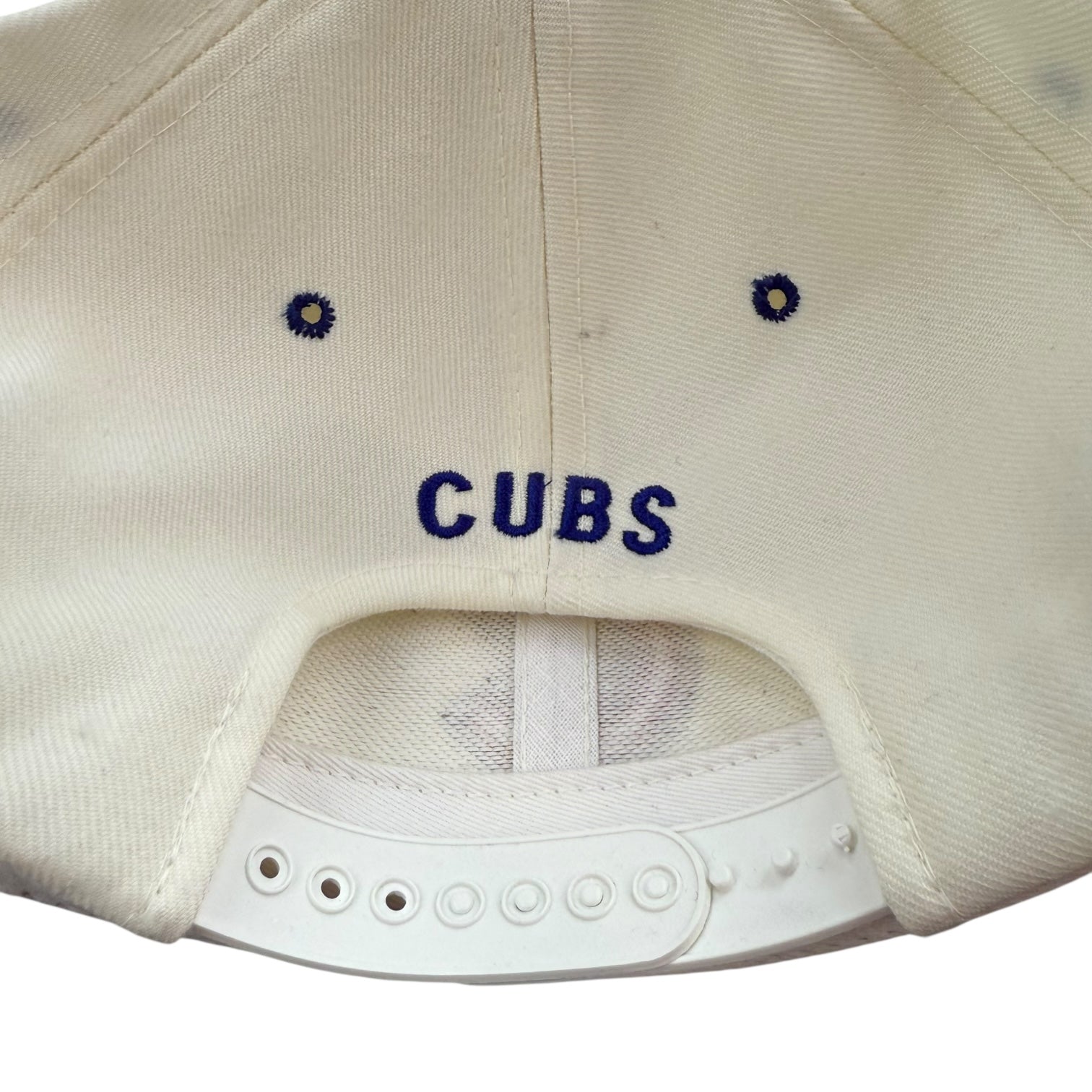 Vintage New Era Chicago Cubs Hat White/Blue
