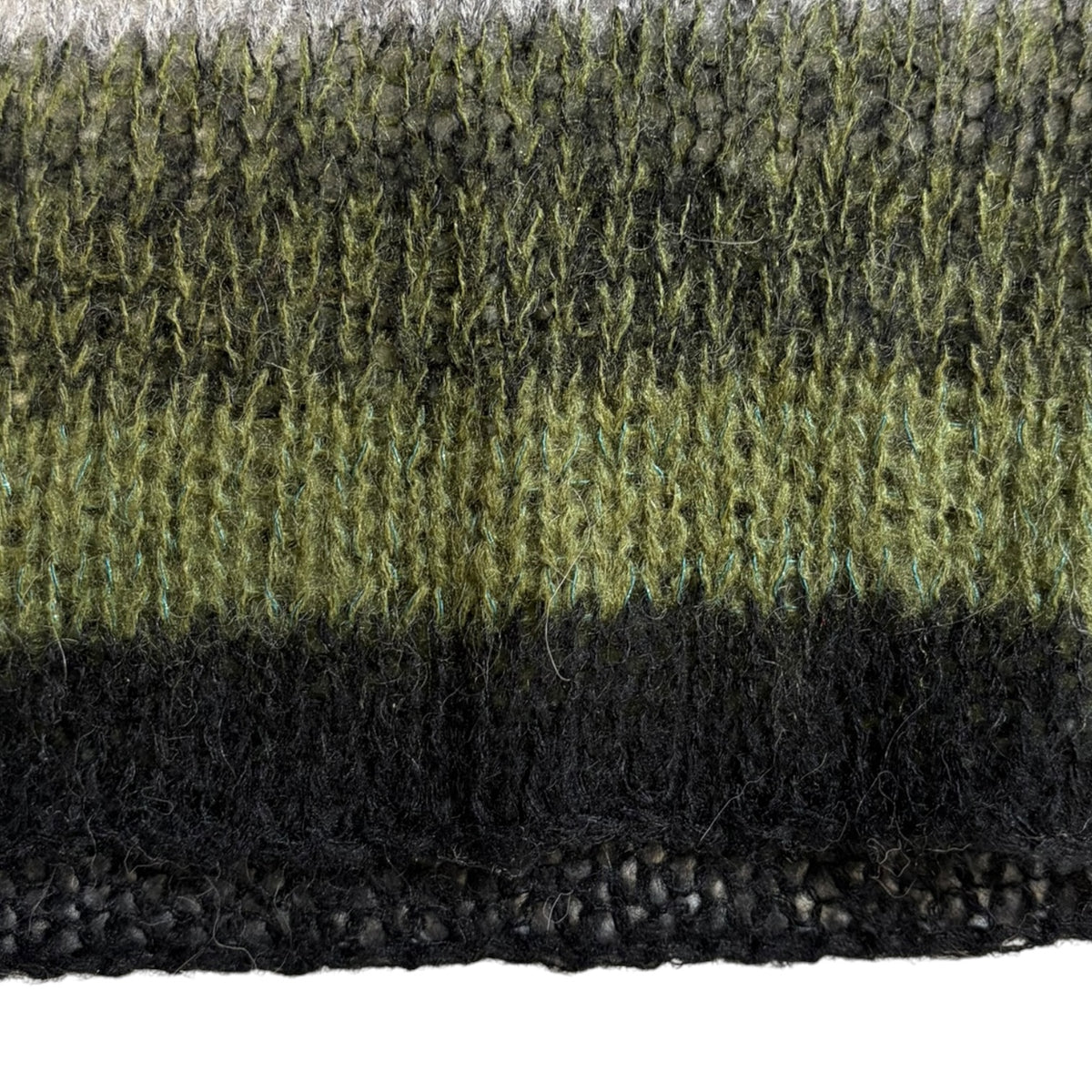 Hysteric Glamour Disco Sucks Mohair Oversized Sweater Green/Black