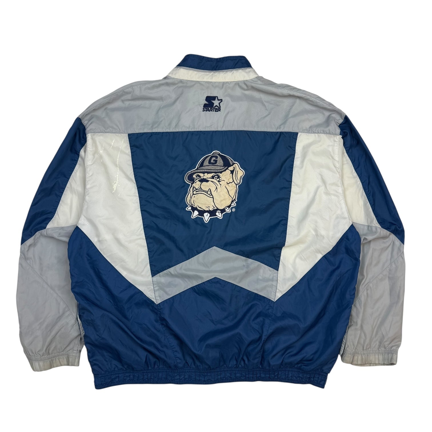 Vintage Starter Georgetown Hoyas Windbreaker Jacket Blue/White