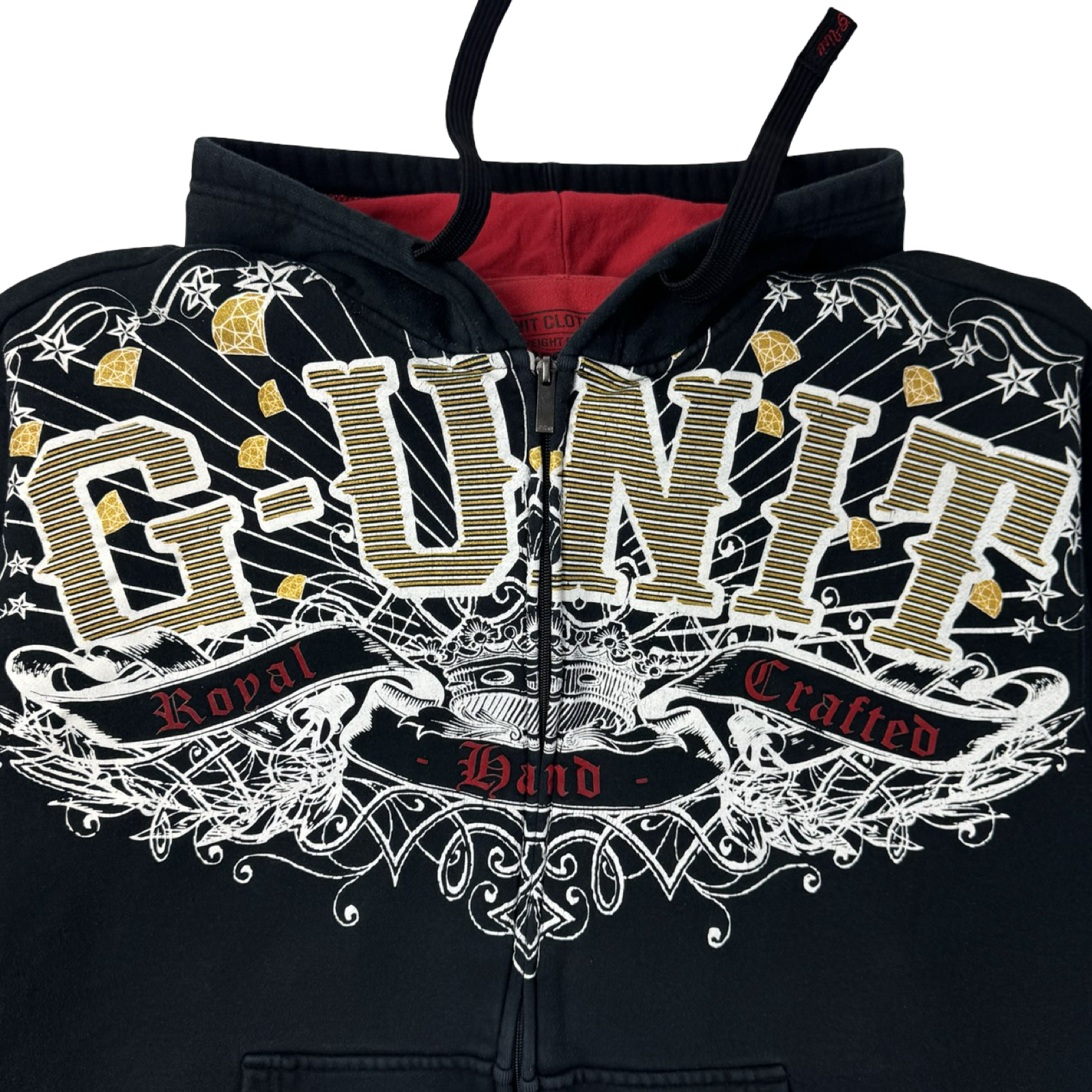 Vintage Y2K G-Unit “Royal Hand Crafted” Zip Up Hoodie