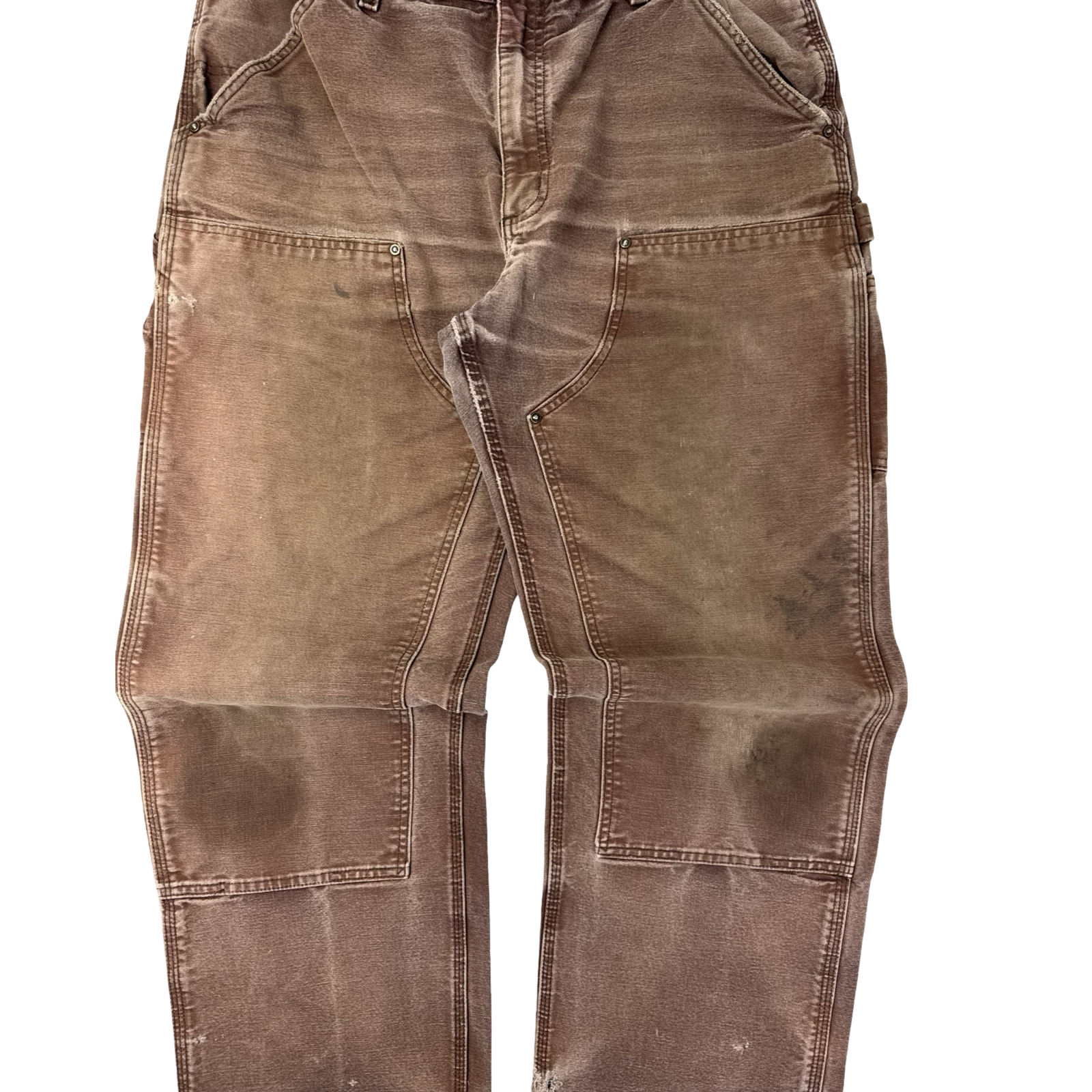 Faded Brown Carhartt Double Knee Bottoms