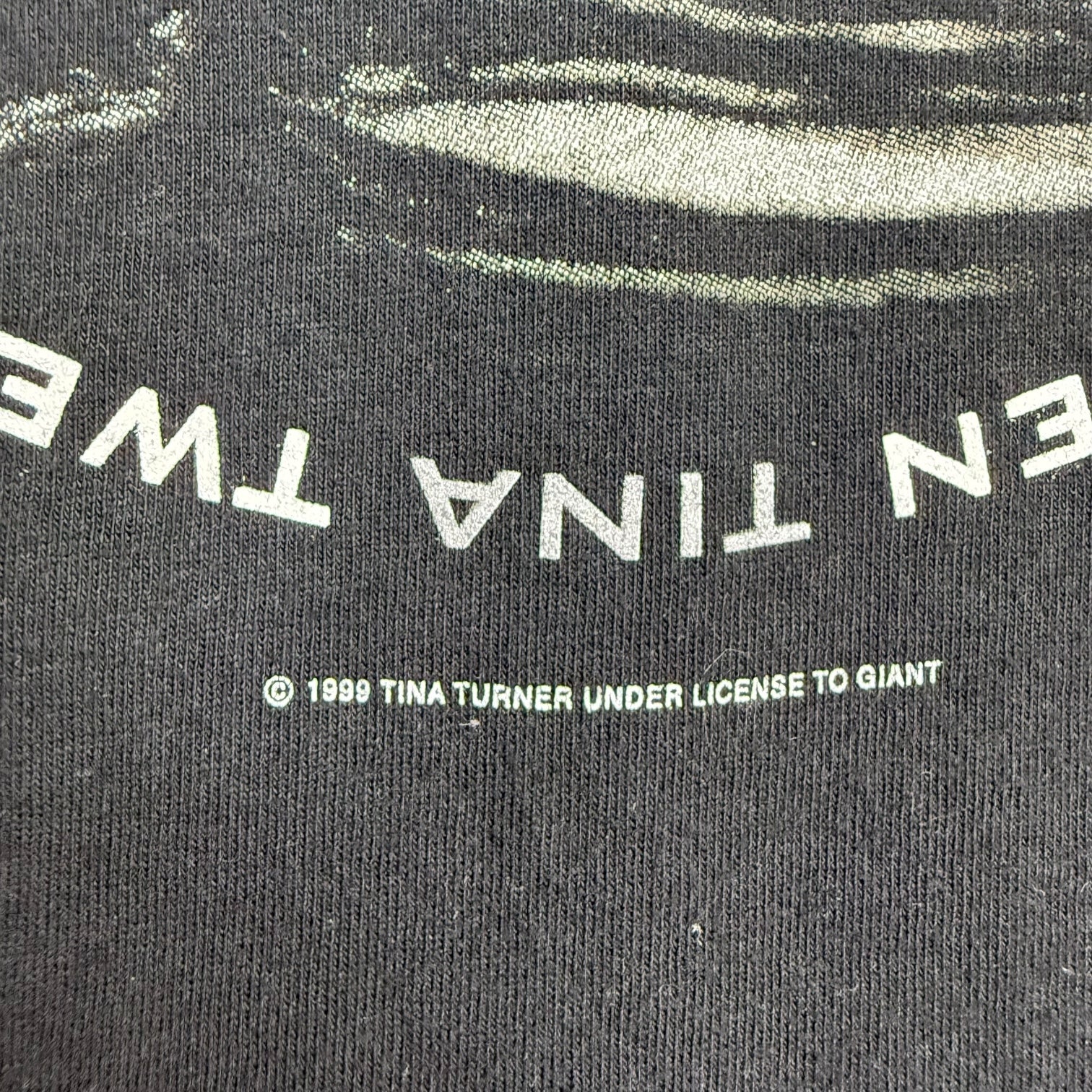 2000 Tina Turner ‘Tina Twenty Four Seven Around The World’ Tee Black