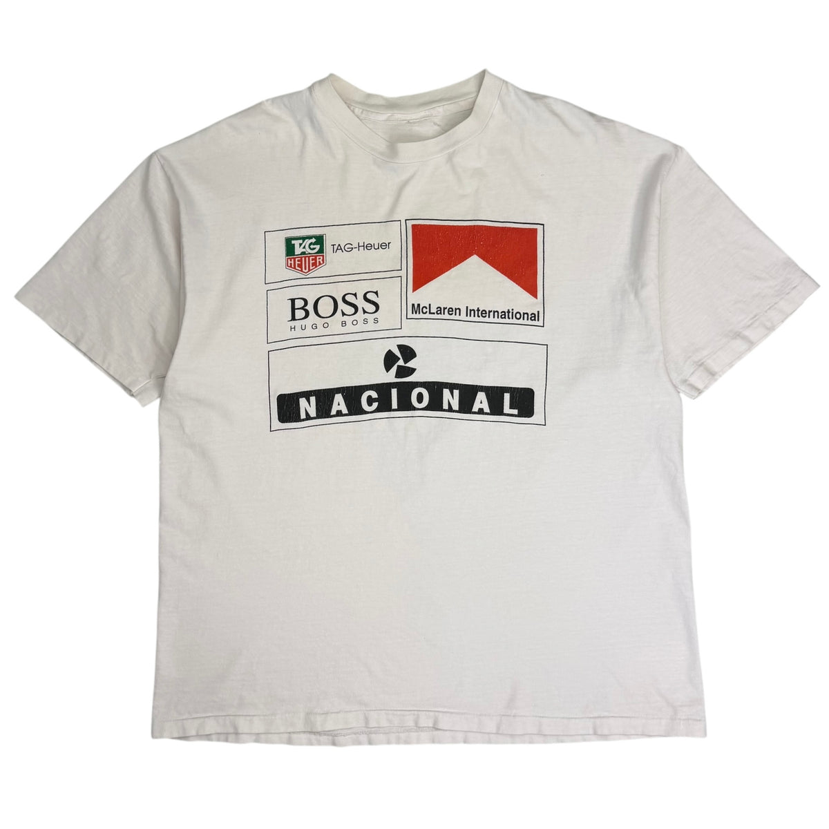 Vintage Marlboro World Championship Formula 1 Racing Sponsor Tee