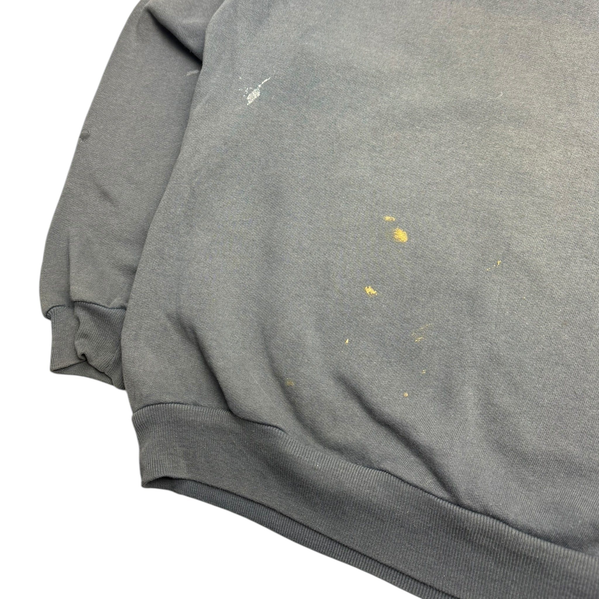 Vintage Nike Green Motif Paint Crewneck Dark Grey