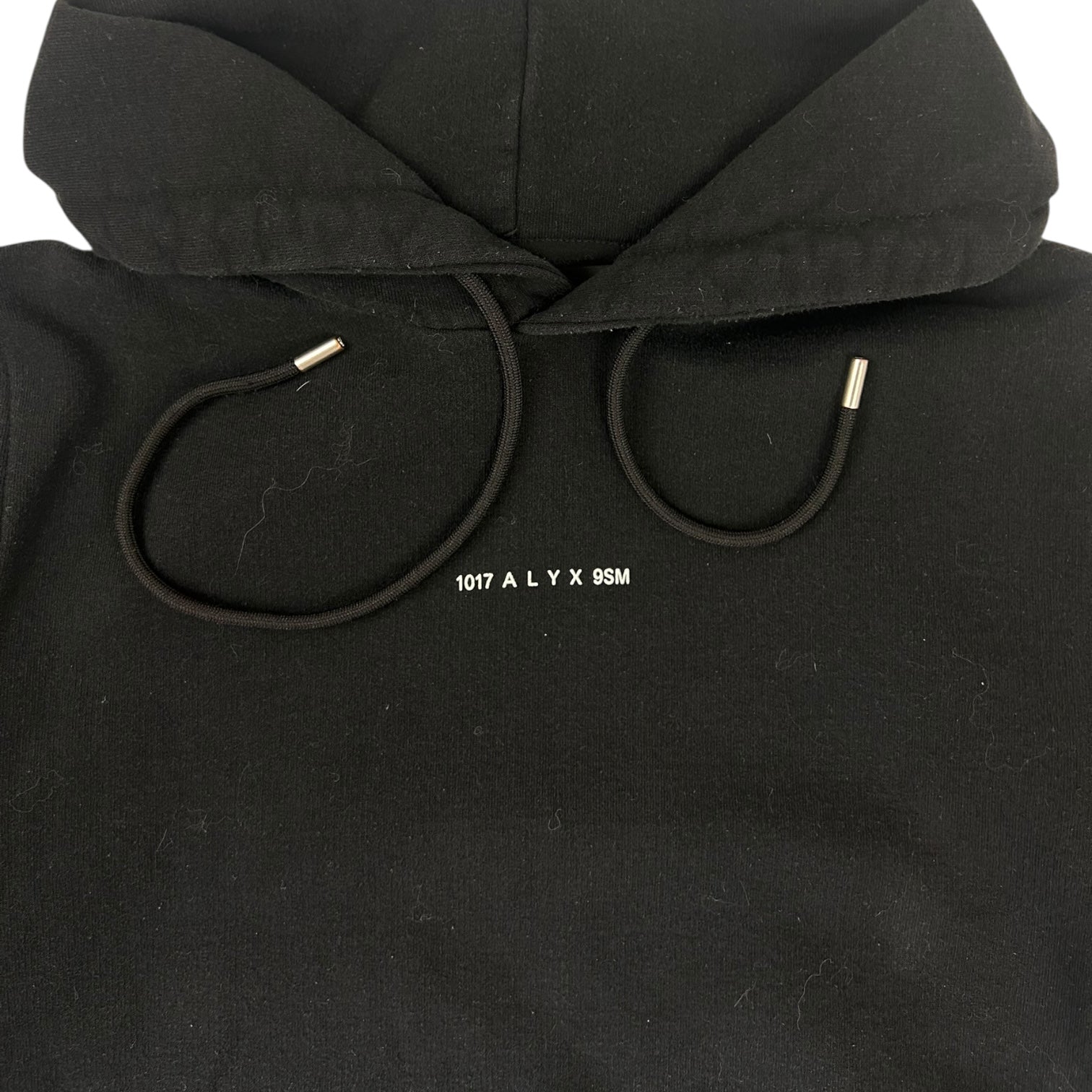 1017 Alyx 9sm Logo Print Hoodie Black
