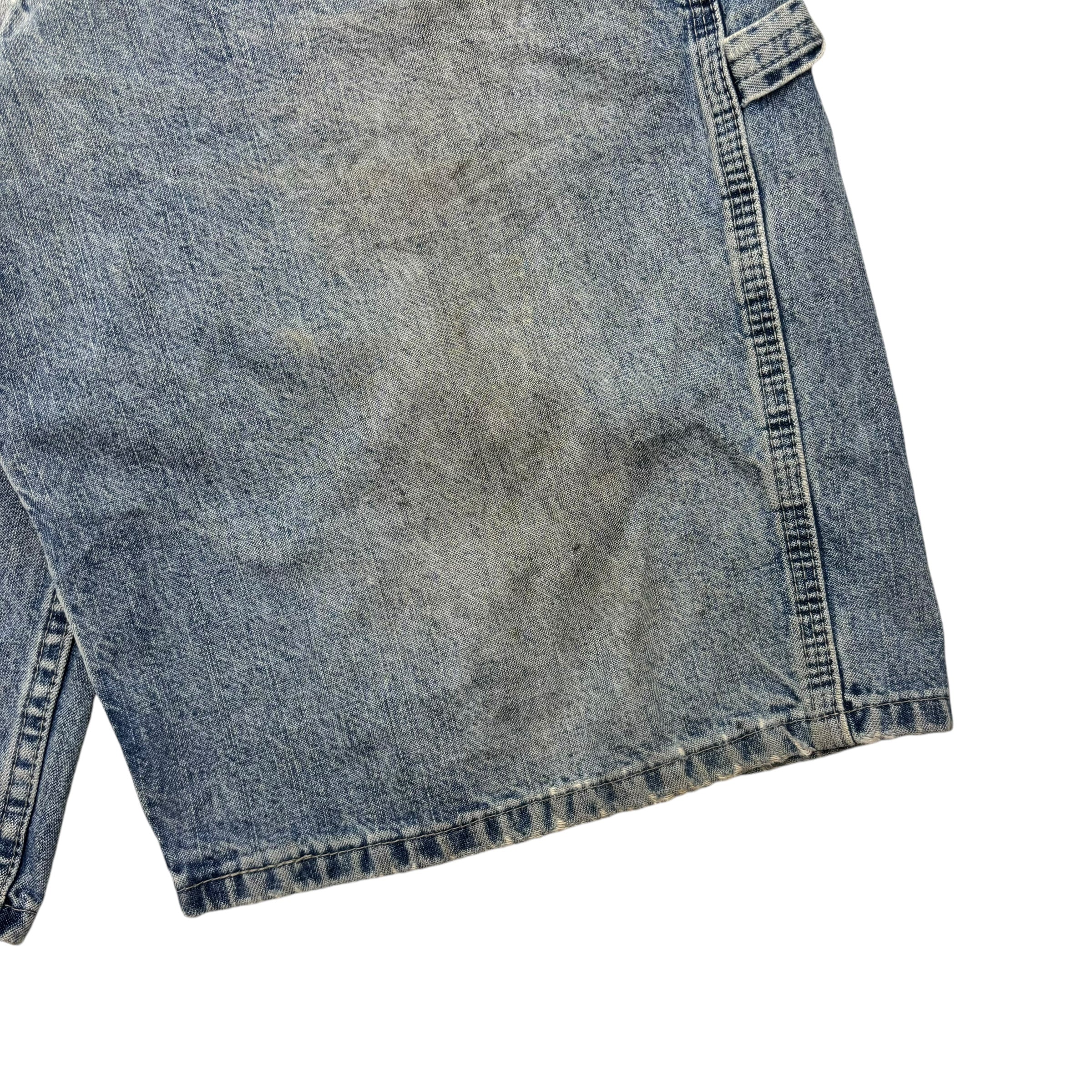 Vintage Lee Dungarees Denim Shorts Light Wash