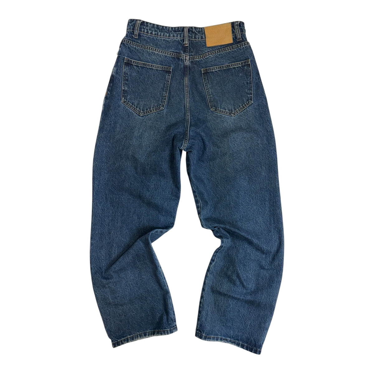 Basketcase Lax Baggy Denim Jeans Dark Wash