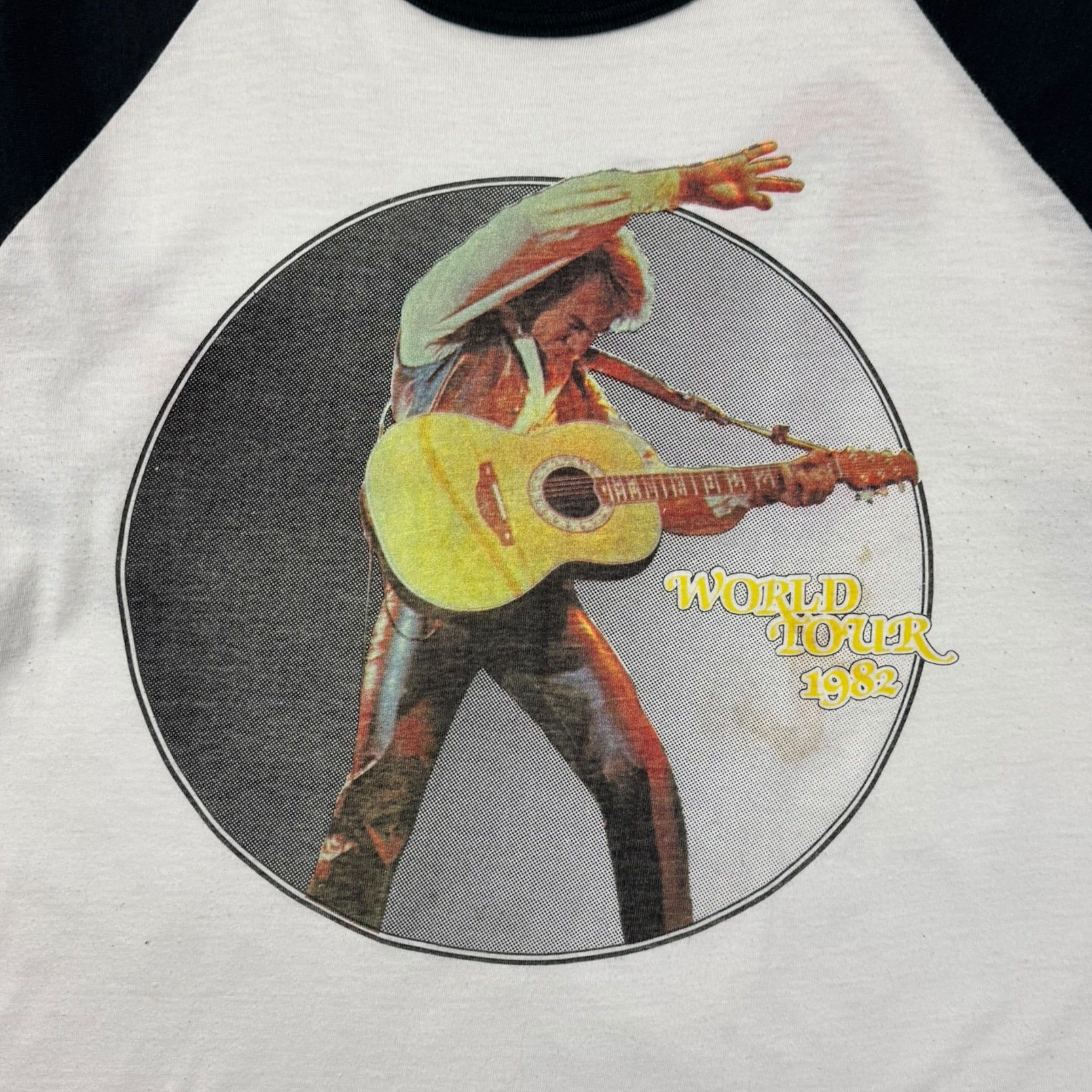 1982 Neil Diamond World Tour Raglan T-Shirt