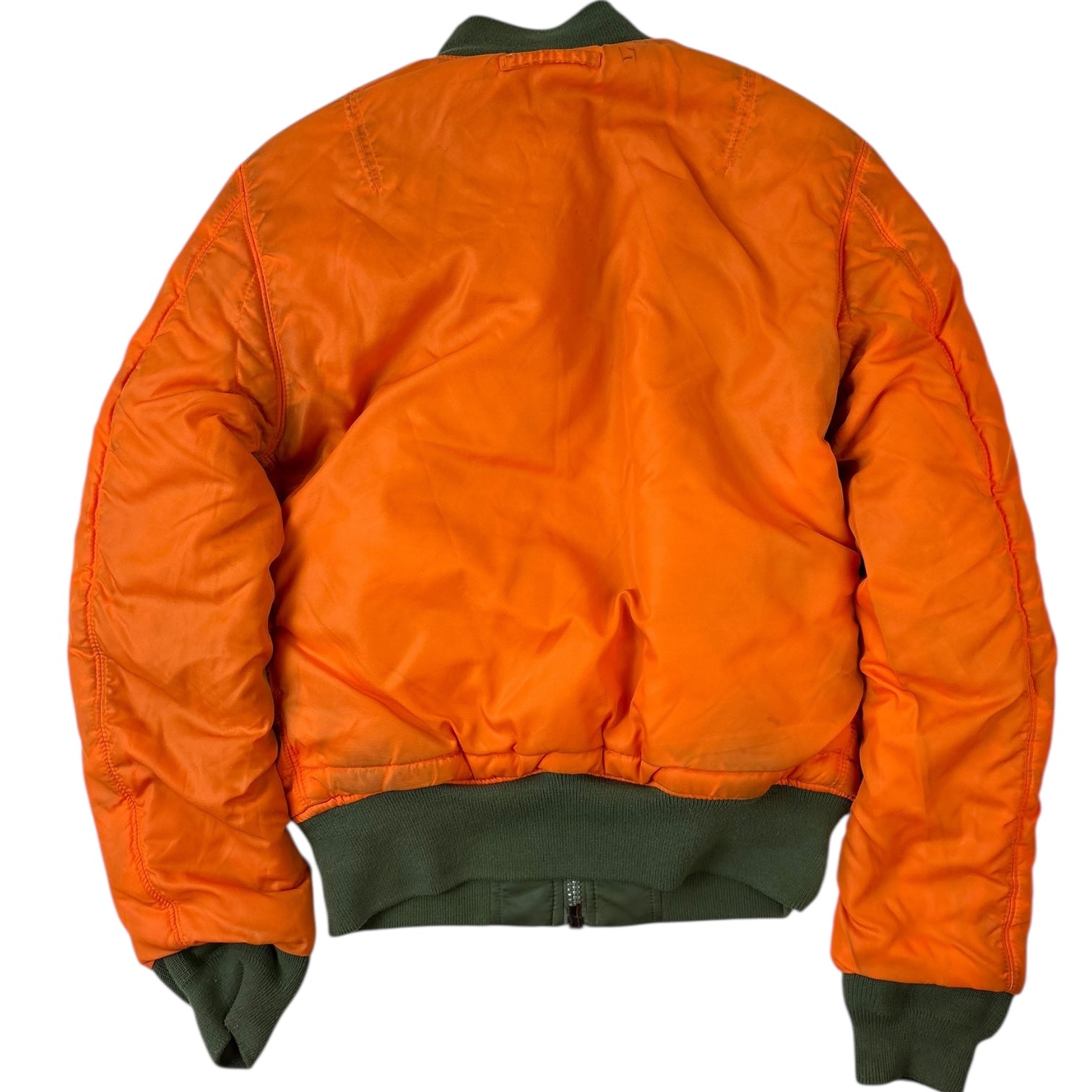 Alpha Industries Reversible Bomber Jacket Green/Orange