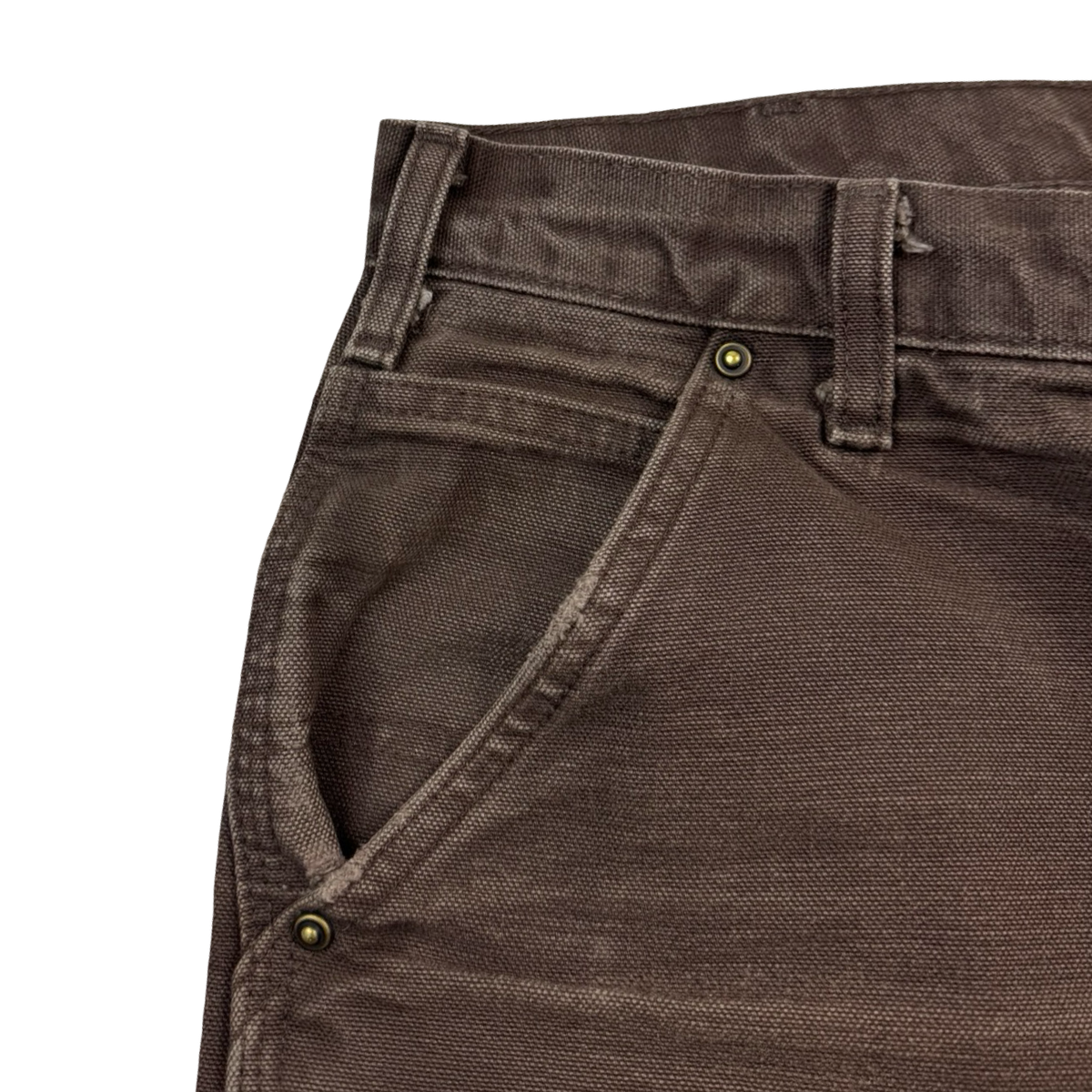 Vintage Carhartt Double Knee Bottoms Faded Chocolate