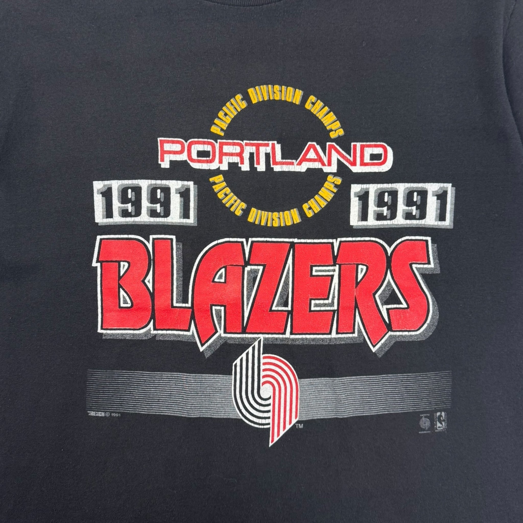 1991 Portland Blazers  Division Champs T-Shirt