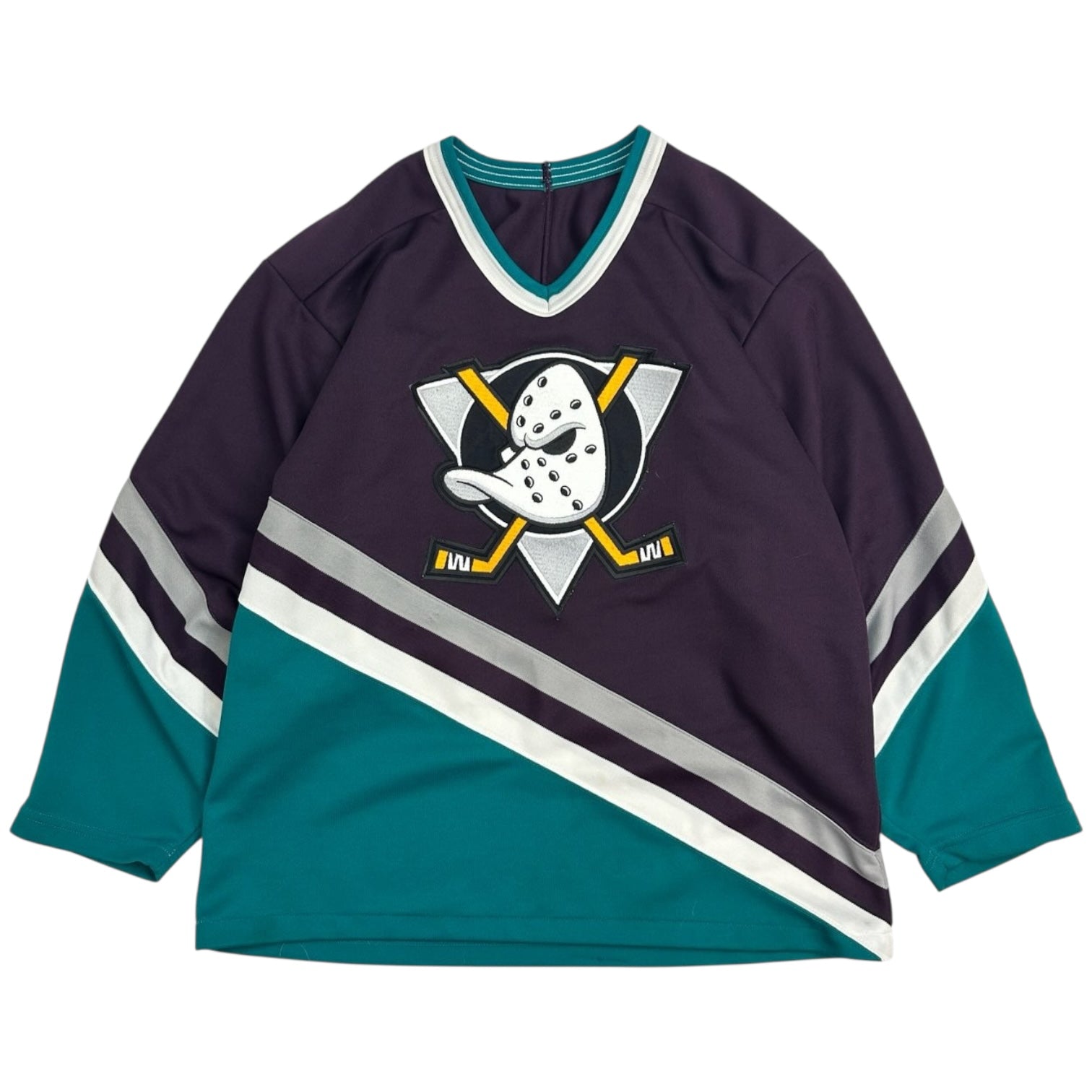 Vintage Anaheim Mighty Ducks Home Jersey Plum