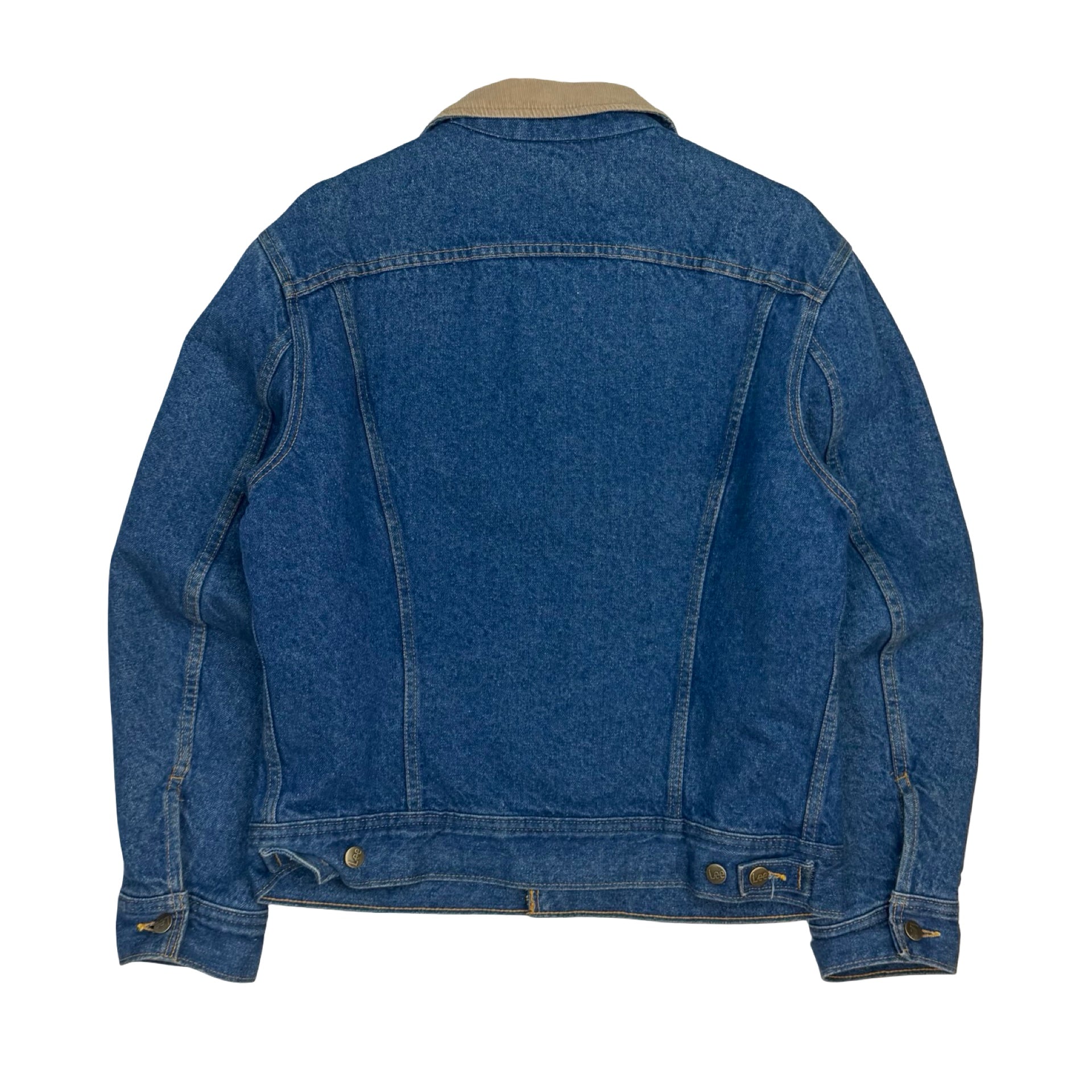 Vintage Lee Storm Rider Denim Trucker Jacket Dark Blue