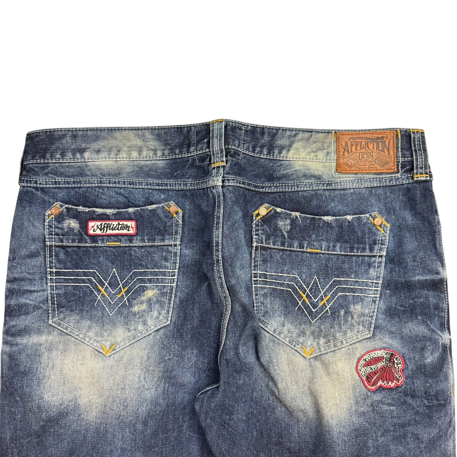 Vintage Y2K Affliction Denim Pants Medium Wash