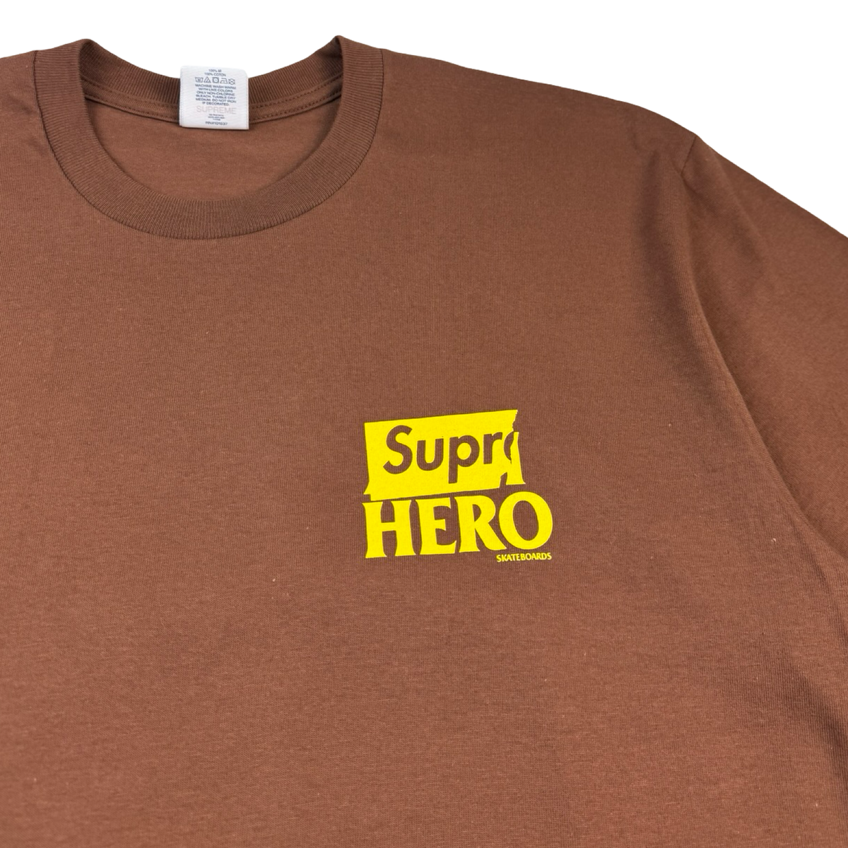 Supreme x ANTIHERO Dog Tee Brown