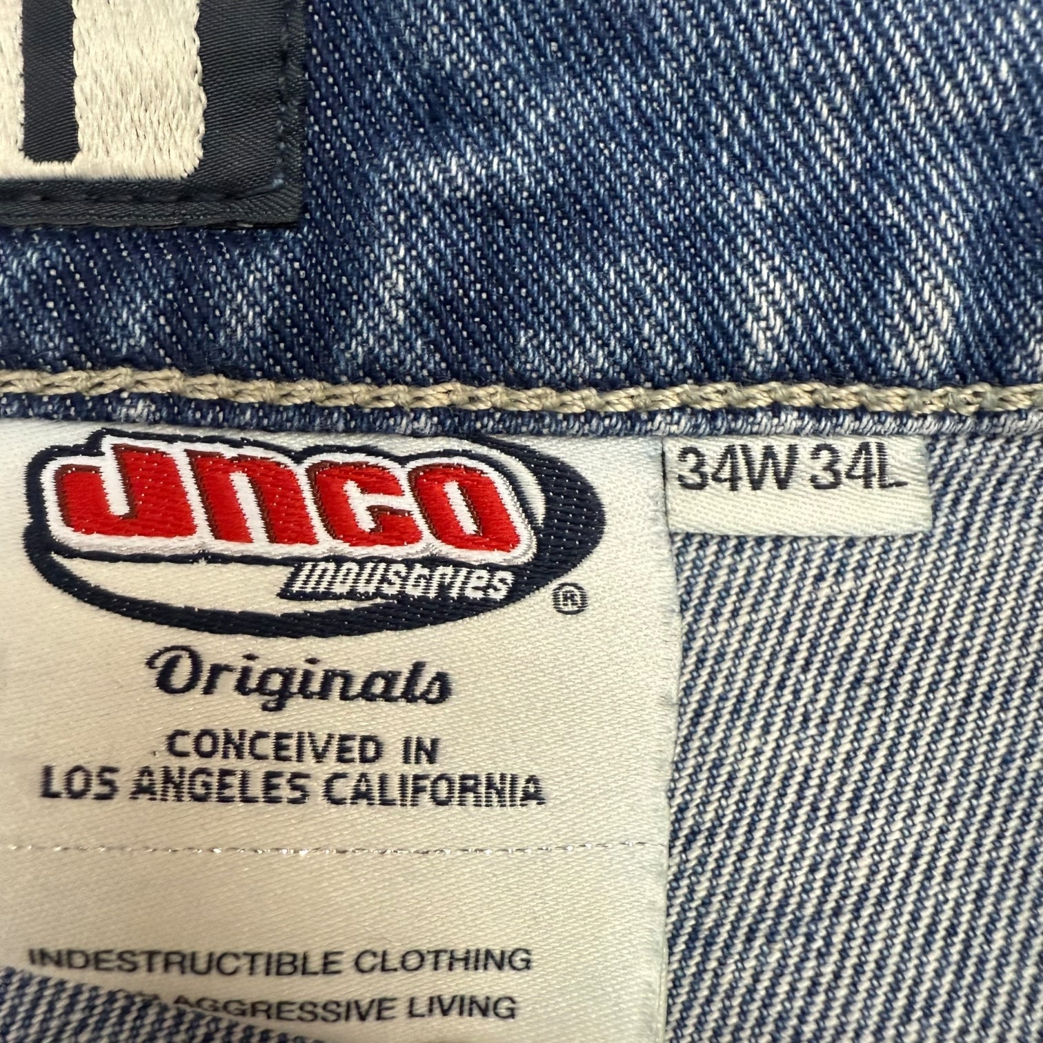 Vintage JNCO Twin Cannon Denim Pants Dark Wash