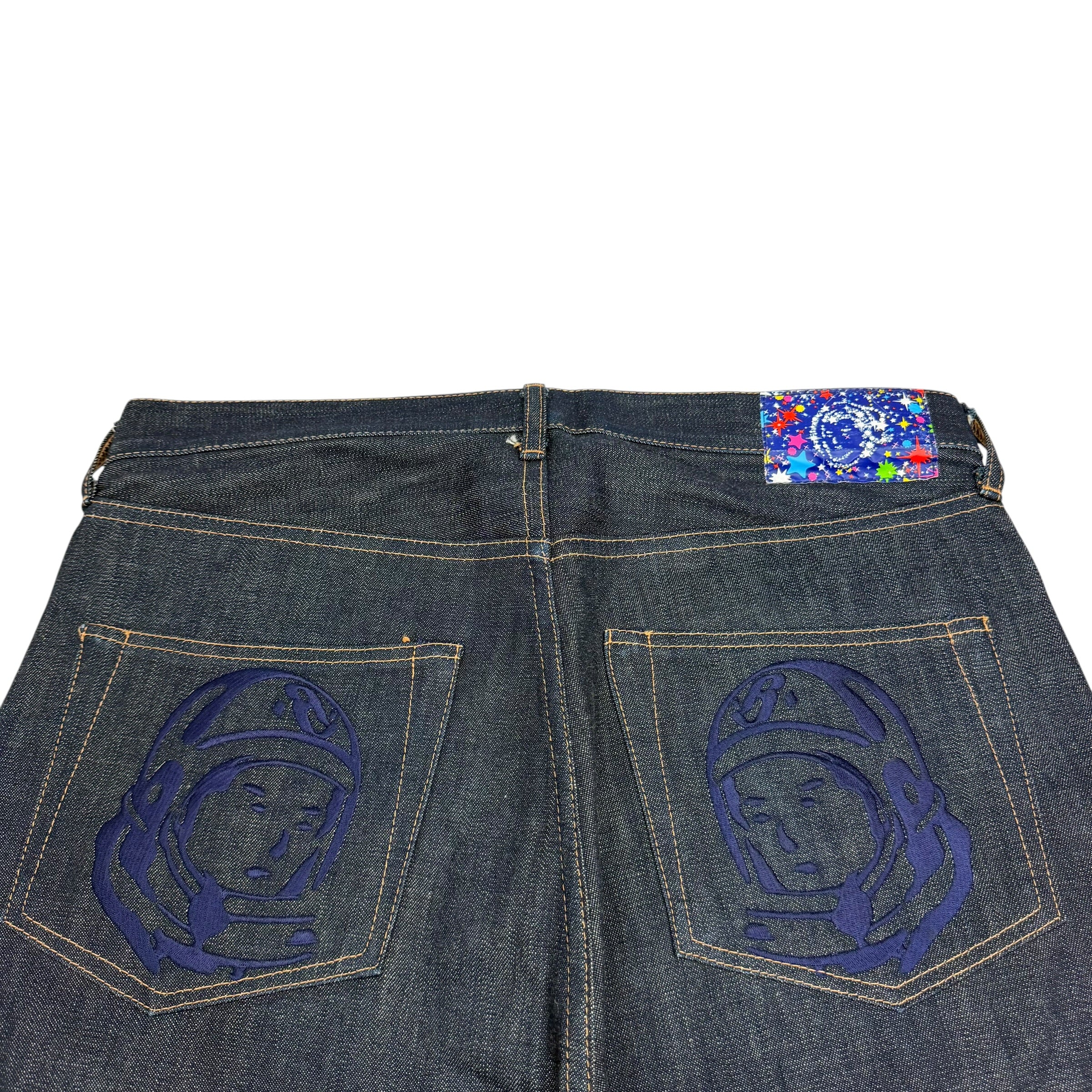 Billionaire Boys Club Running Dog Astronaut Raw Denim Jeans Indigo