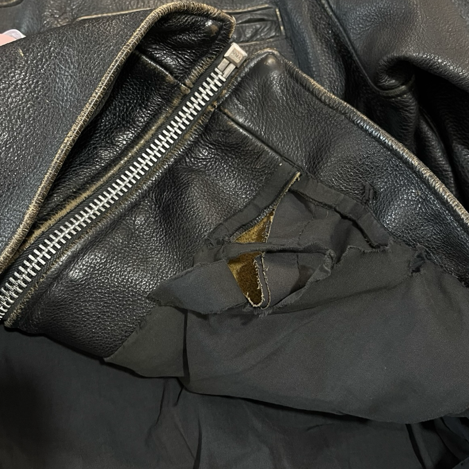 Vintage Reversible Planet Hollywood Paris Leather Jacket