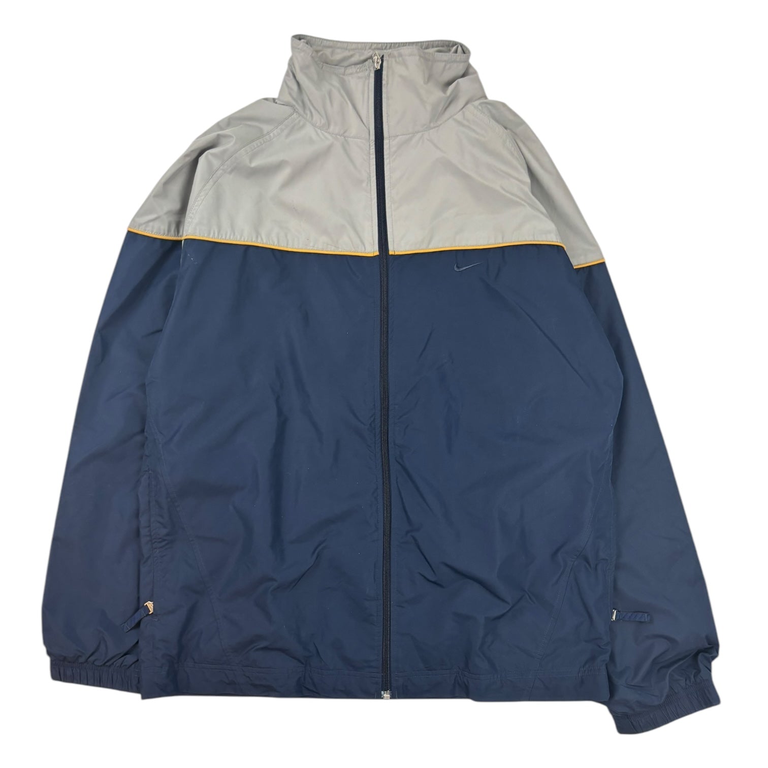 Vintage Nike Two-Tone Windbreaker Light Grey/Navy