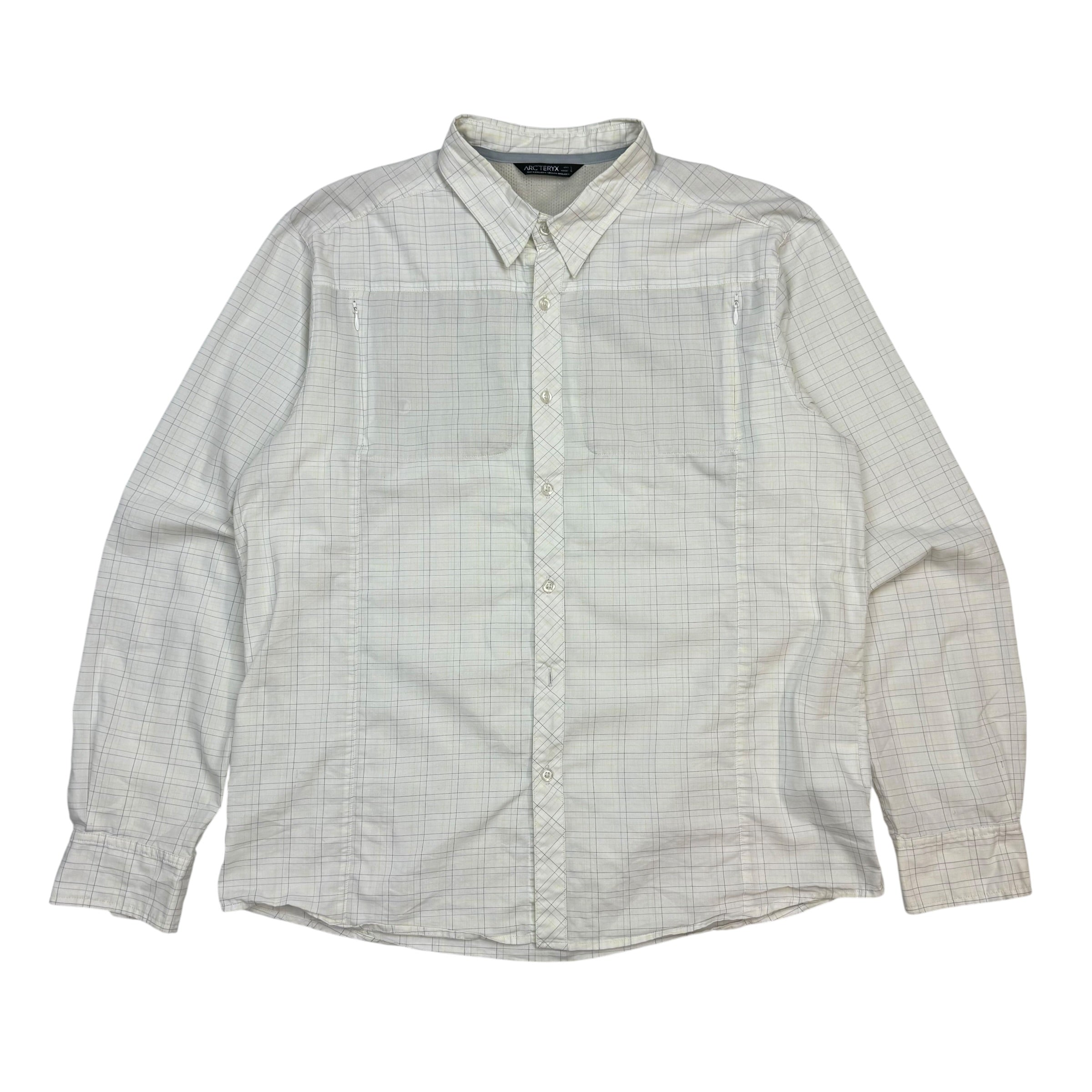 Arc’teryx Gryson Plaid L/S Button Up Shirt White