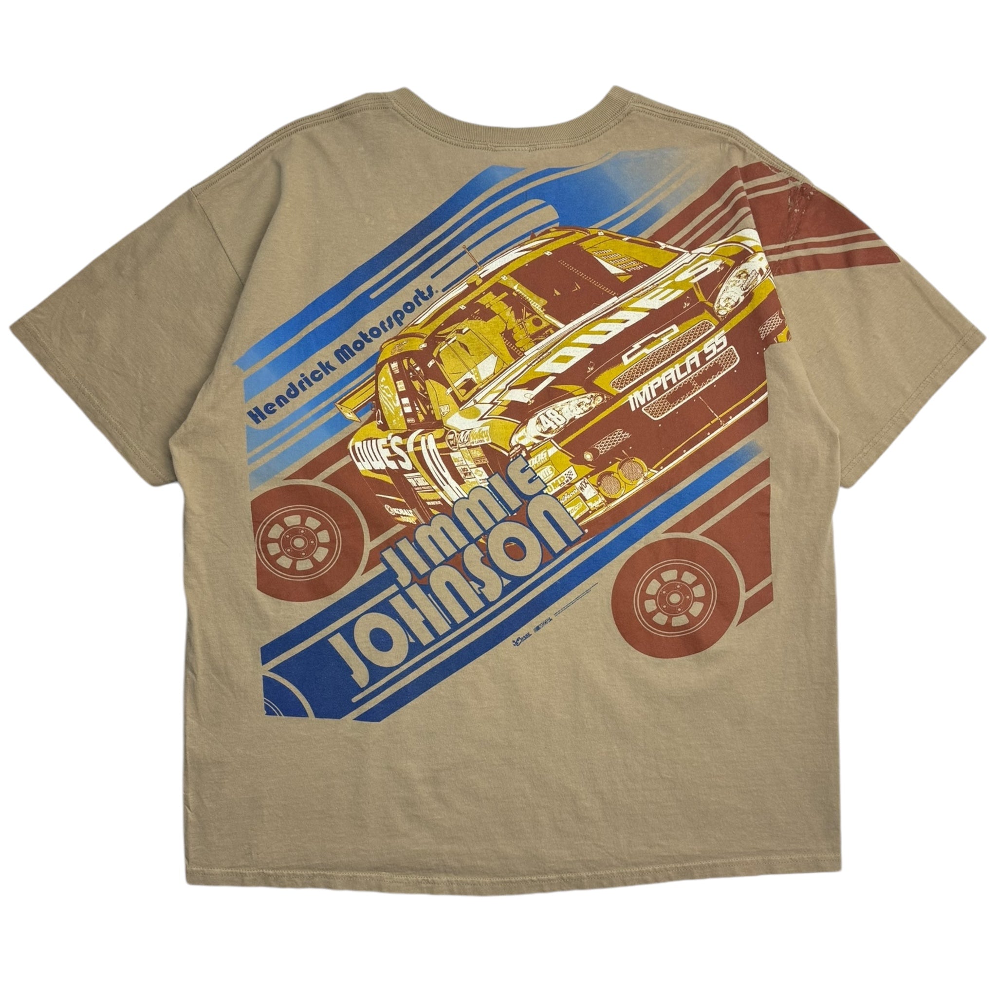 Vintage Jimmie Johnson NASCAR All Over Print T-Shirt