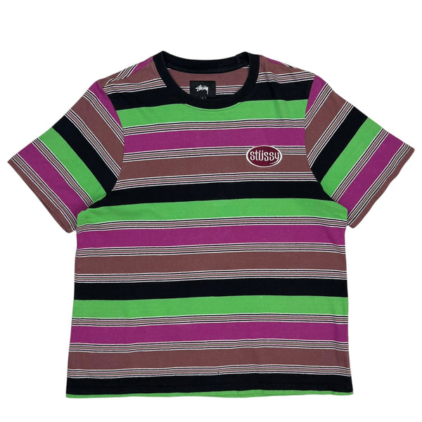 Stussy Horizontal Striped Tee Multicolor