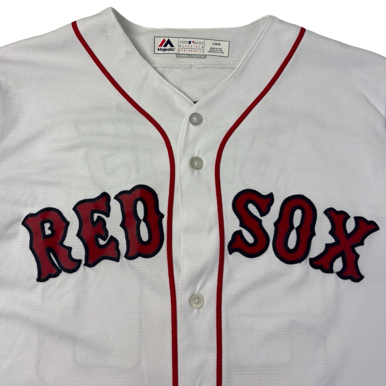 Vintage Majestic Boston Red Sox Mookie Betts MLB Home Jersey White