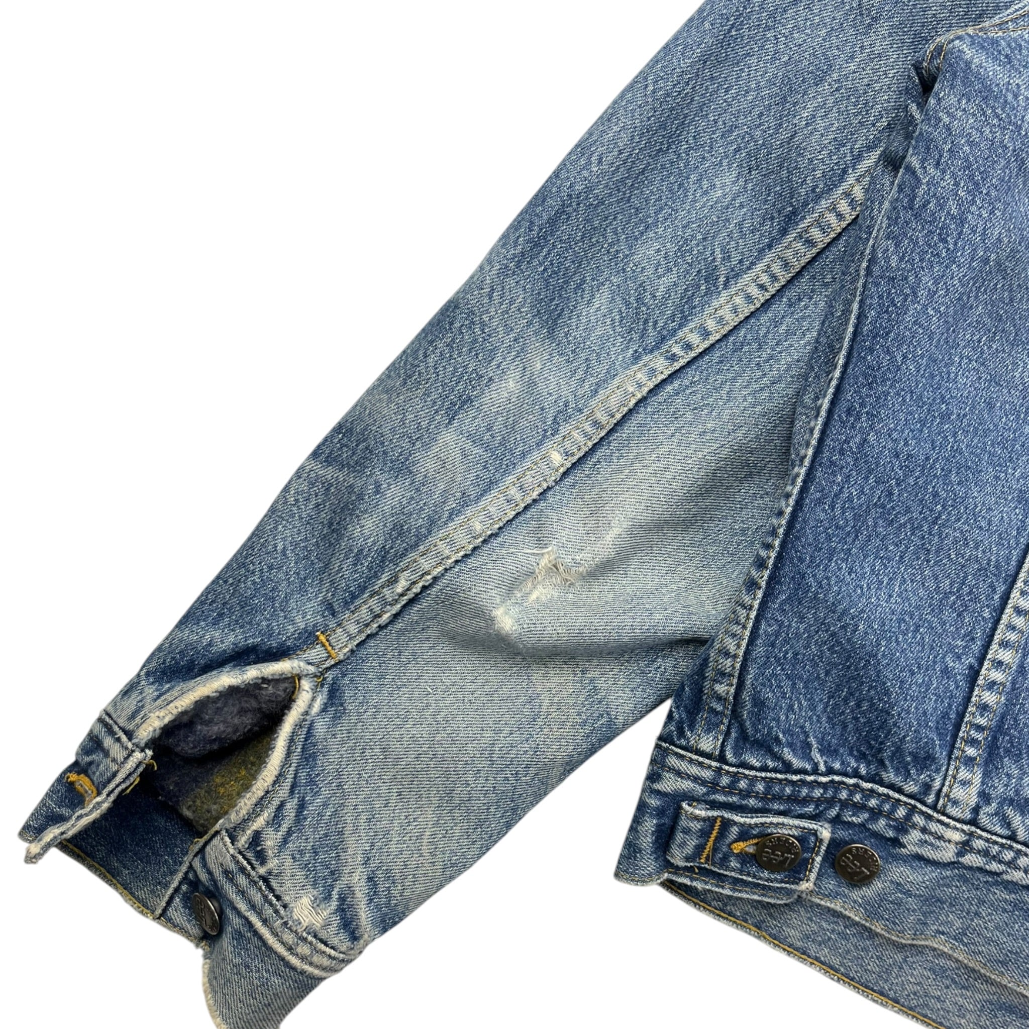 Vintage Lee Riders Wool Lined Denim Jacket