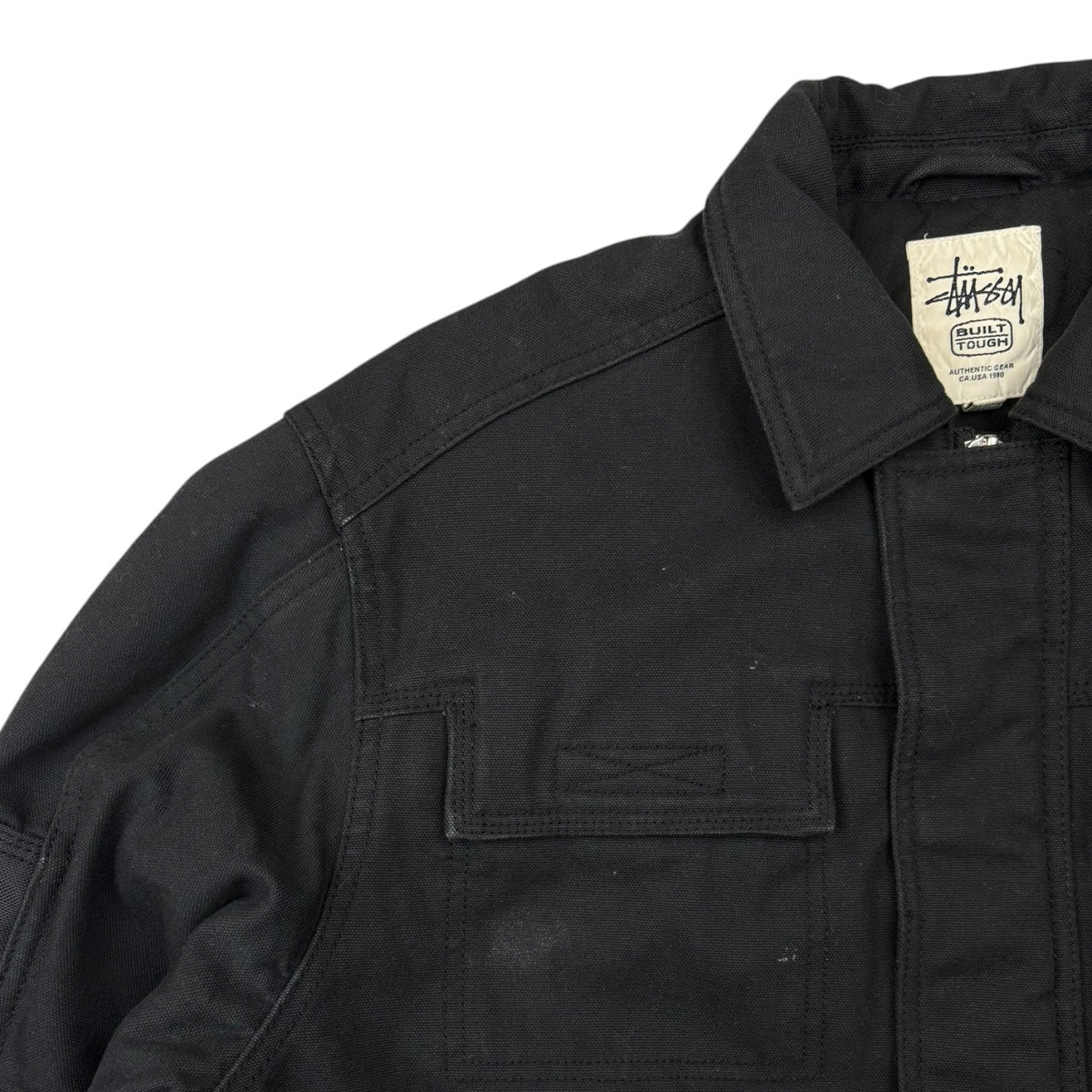 Stussy Workgear Utility Work Jacket Black