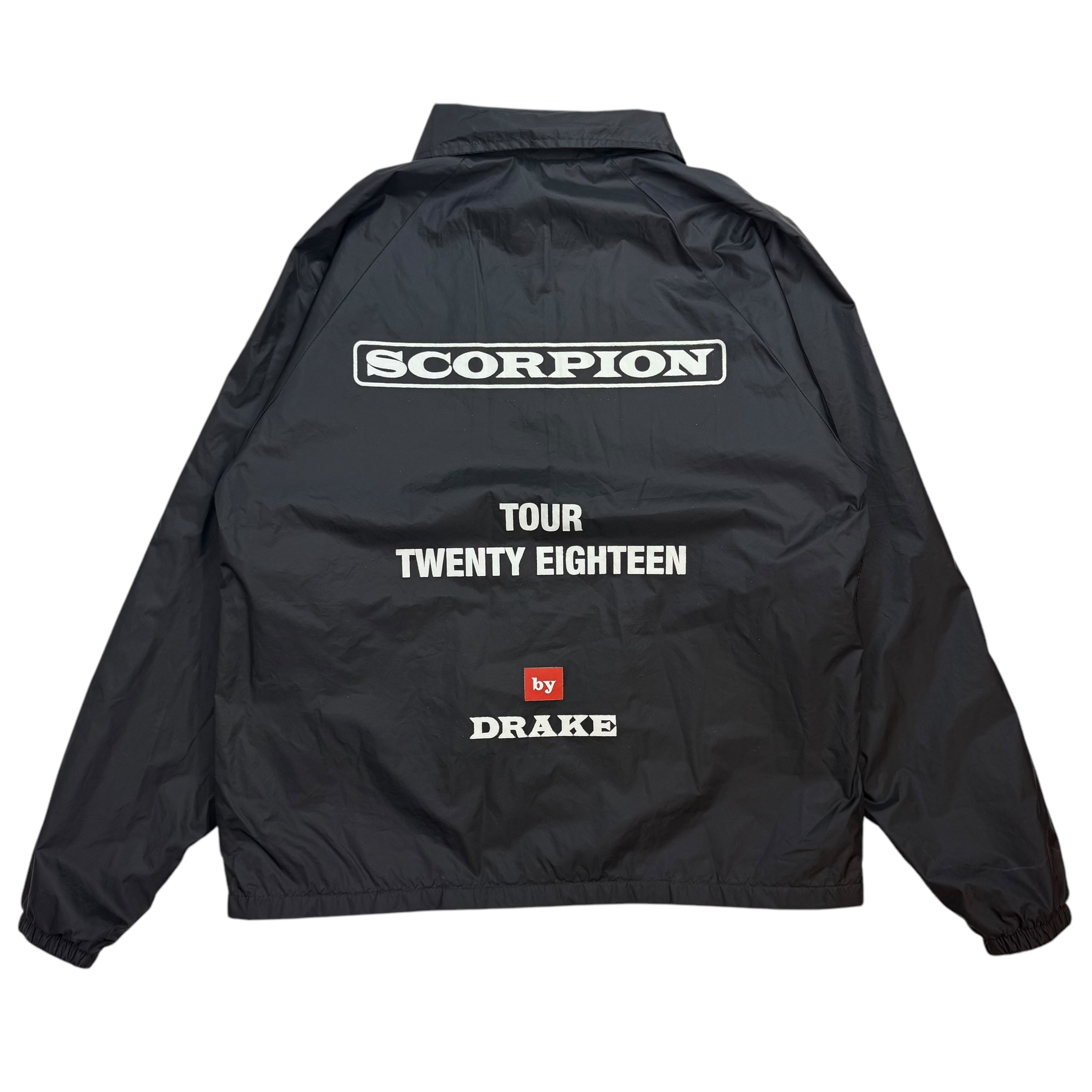 Drake Scorpion Tour 2018 Windbreaker Black