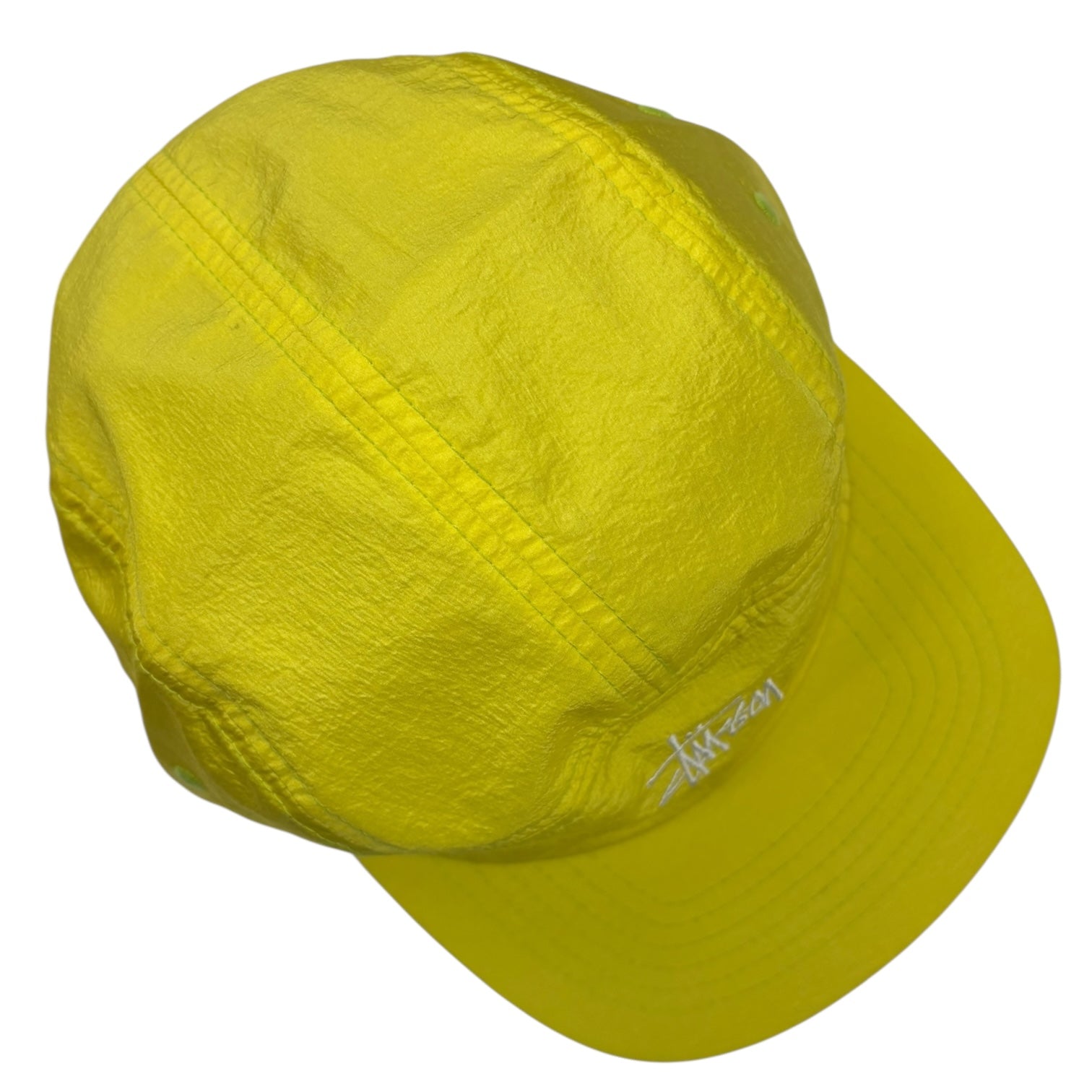 Stussy Ripstop Basic Stock Camp StrapBack Hat Yellow