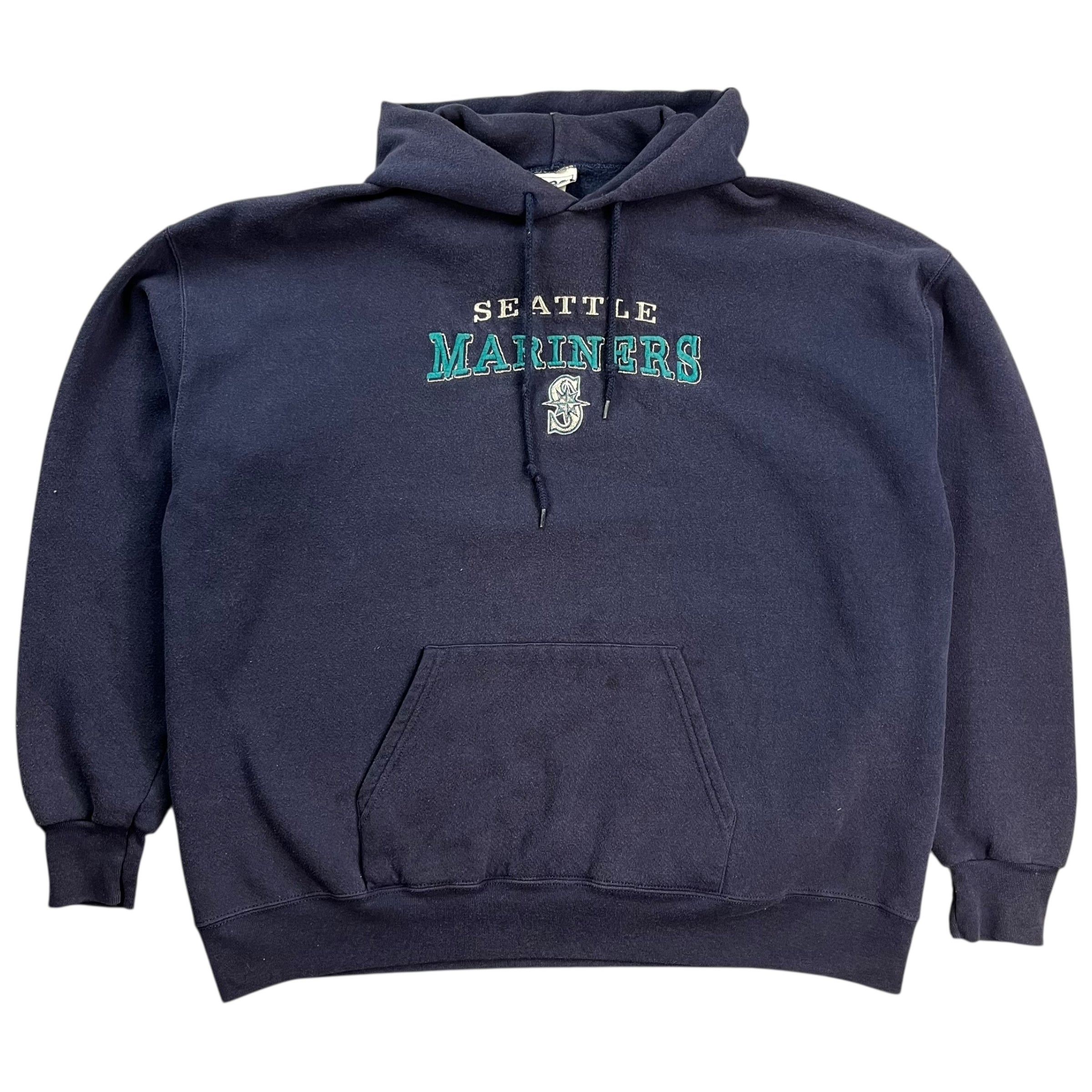 Vintage Seattle Mariners Hoodie Navy Blue