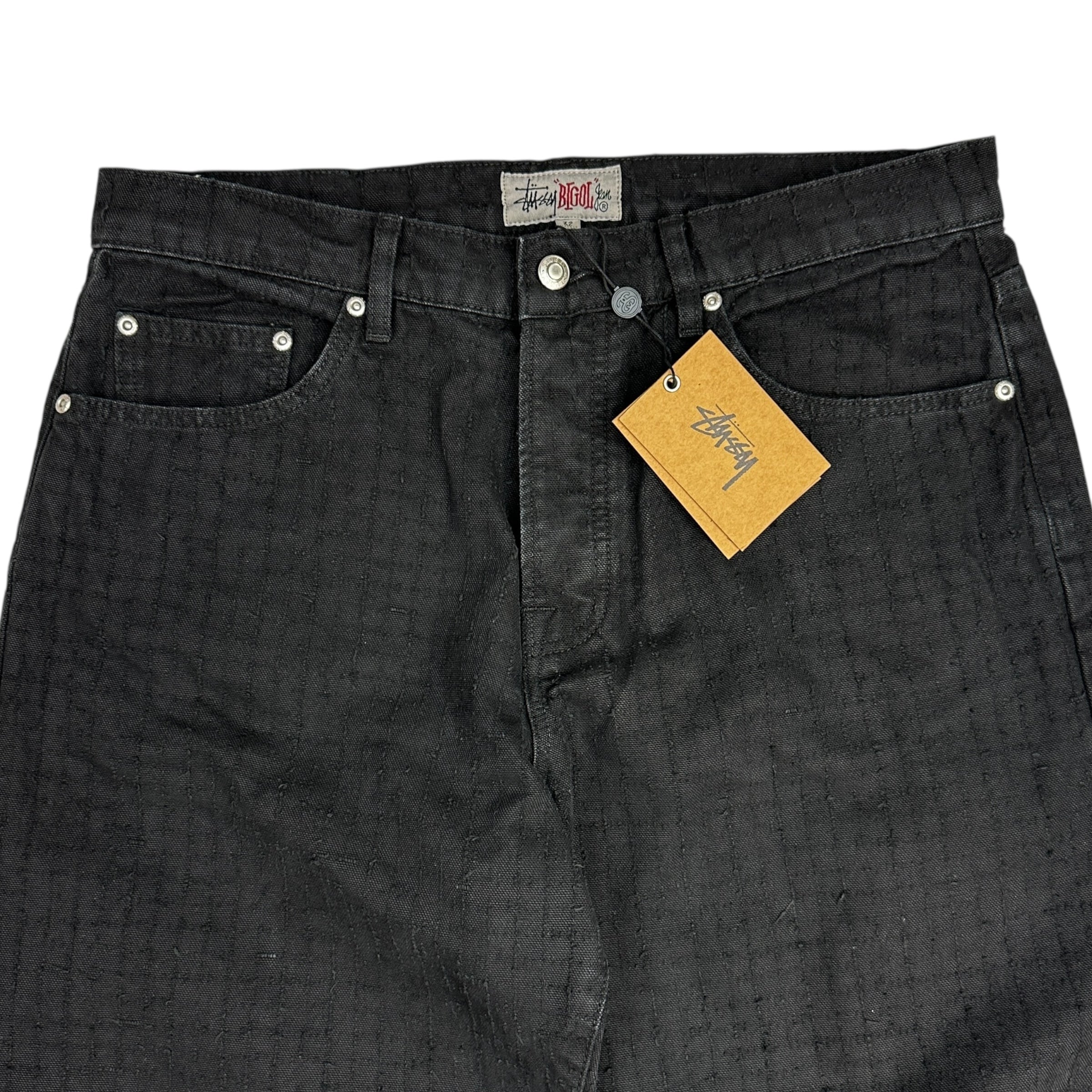 Stussy Big Ol’ Needlepunch Canvas Denim Black