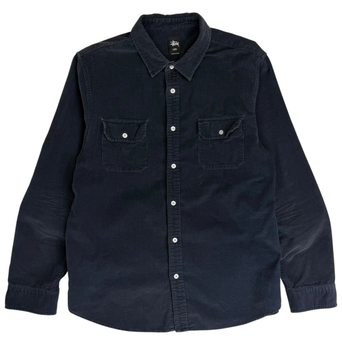 Stussy Corduroy Button Up Navy