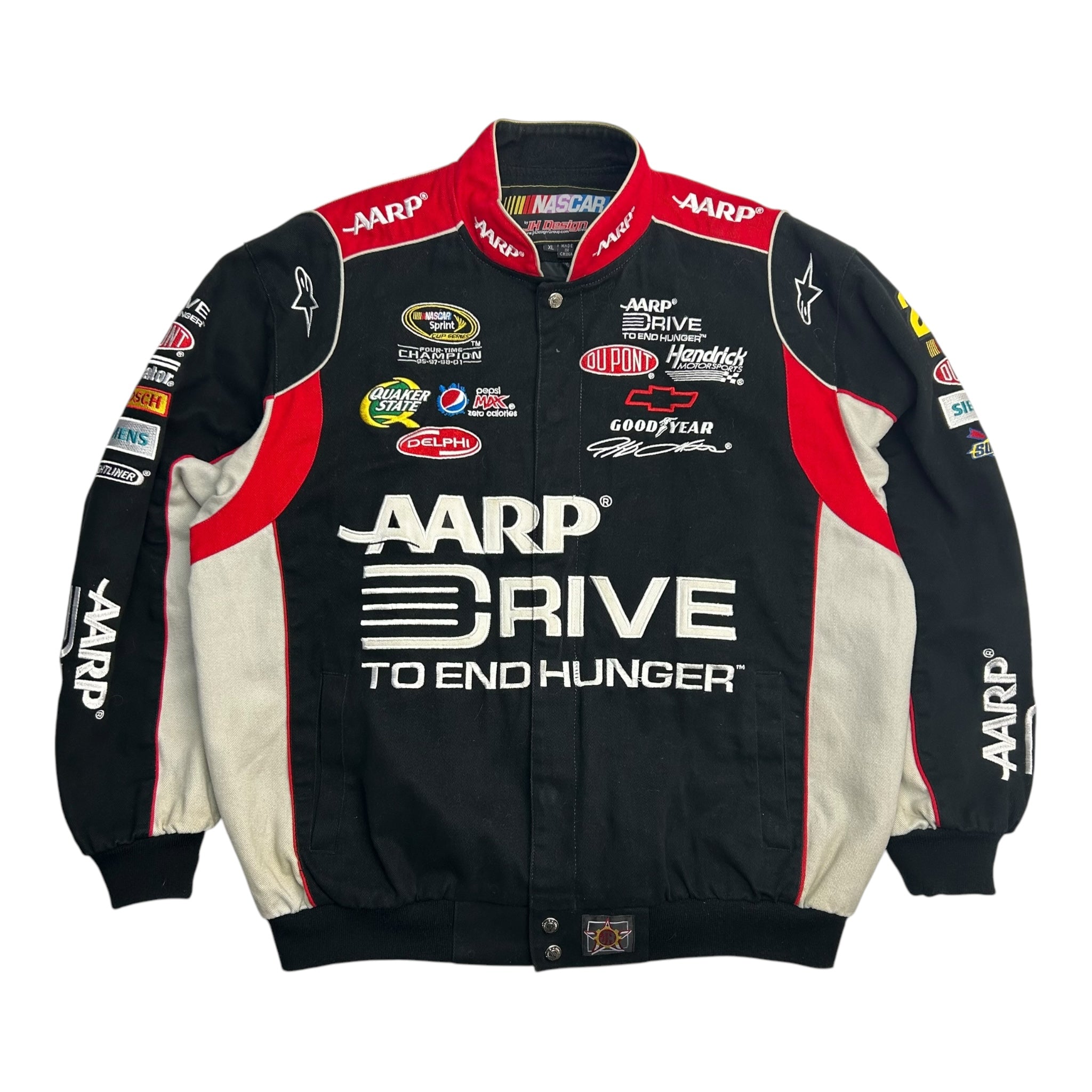 Jeff Gordon x Jeff Hamilton Design AARP Racing Jacket Black