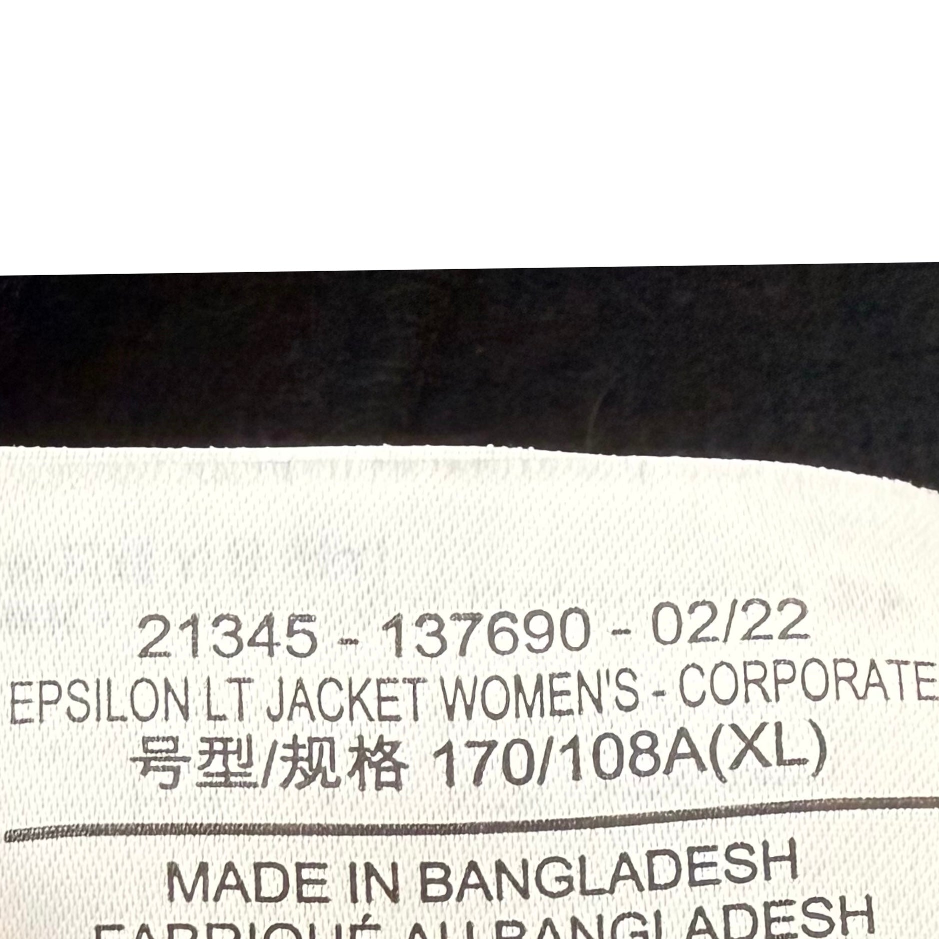 (W) Arc’teryx Epsilon LT Jacket Black