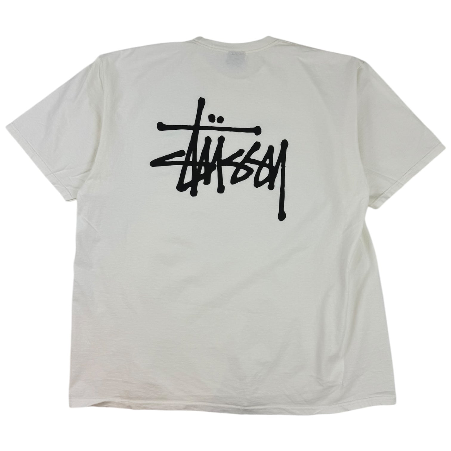 Stüssy Stock Logo T-Shirt Natural