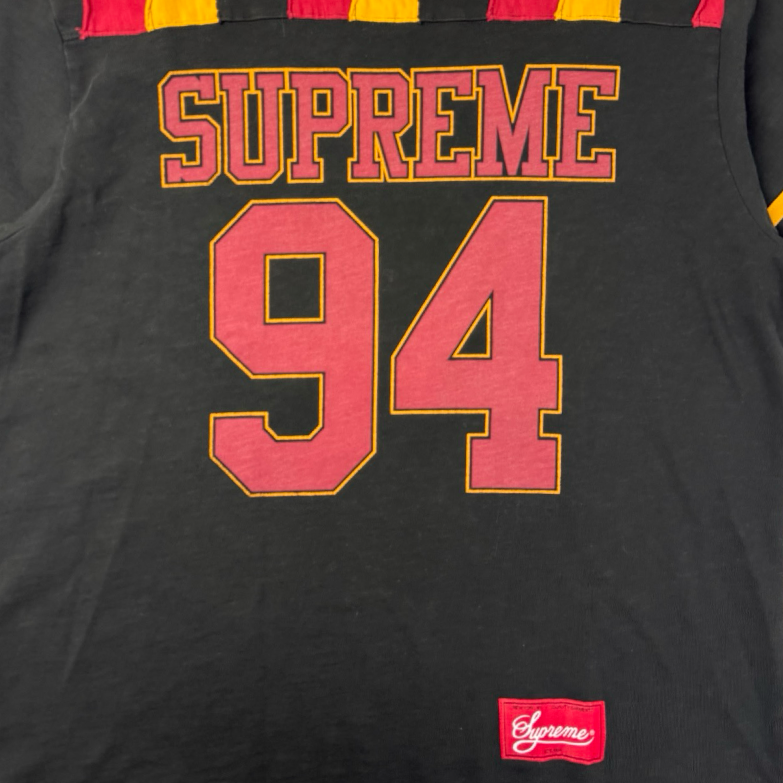 Supreme Patchwork Yoke Football  Shirt