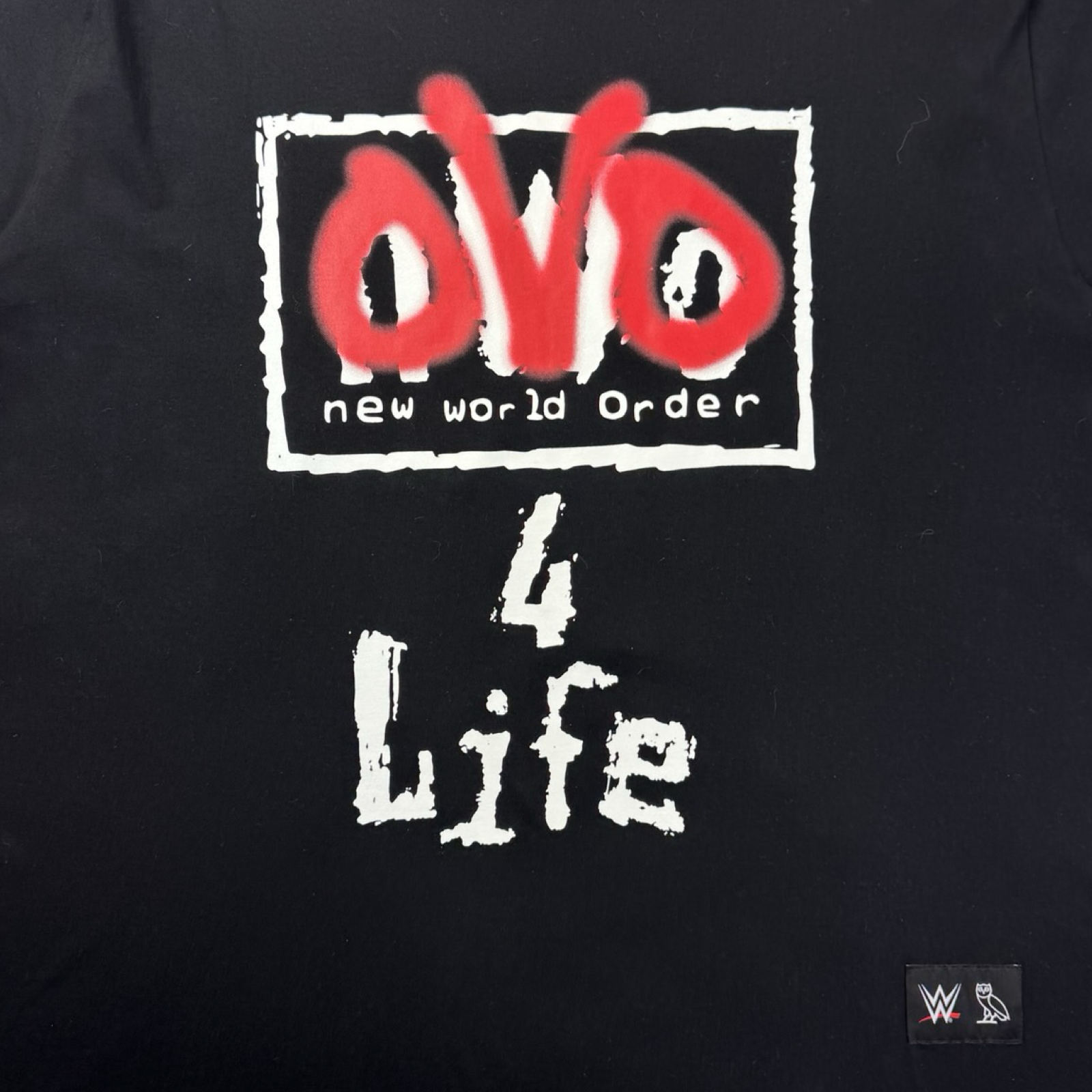 OVO x WWE OVO 4 Life T-Shirt Black