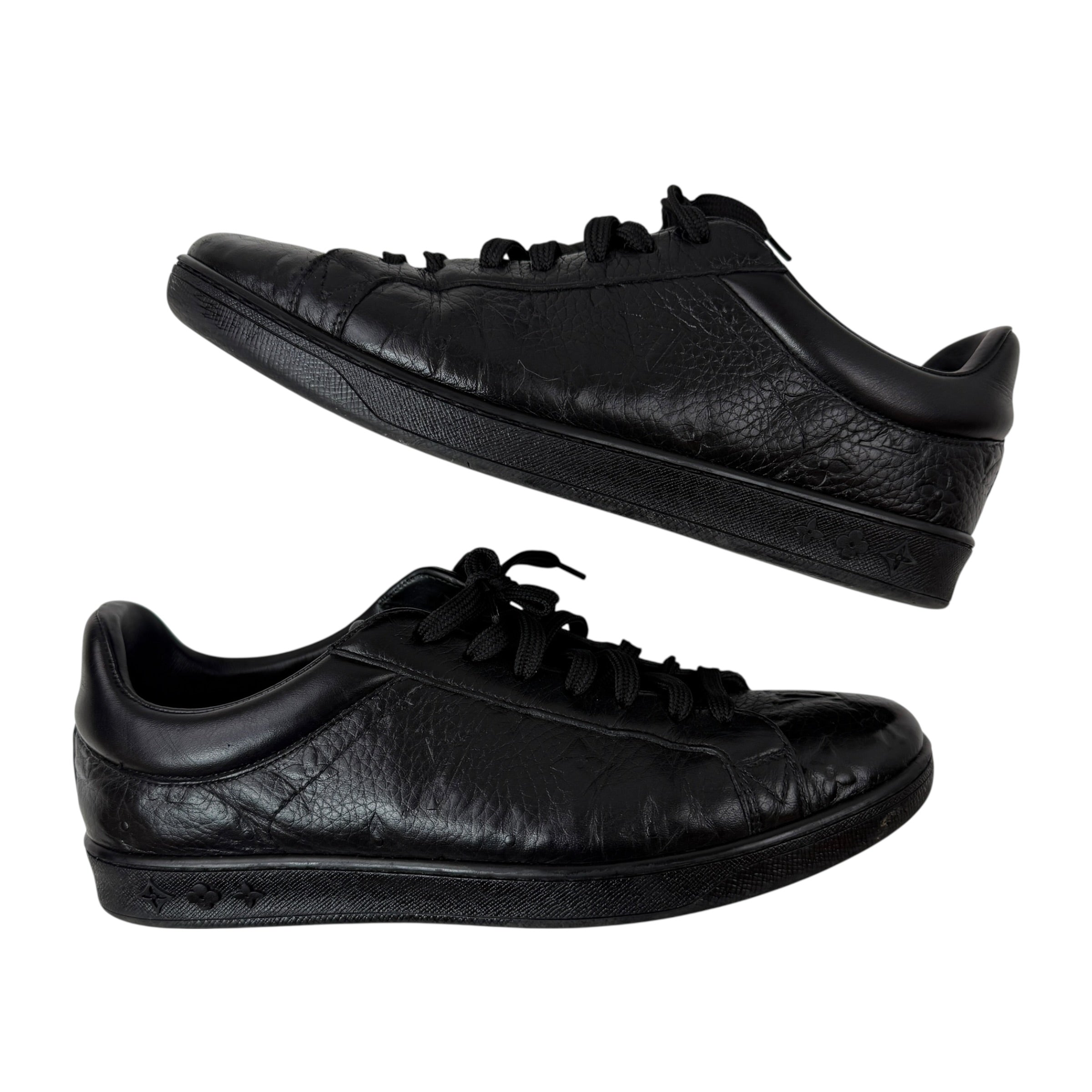 Louis Vuitton Luxembourg Embossed Monogram Sneaker Black